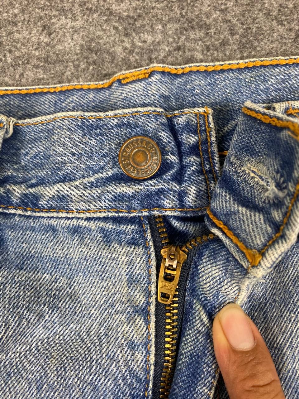 Levi's vintage levis 504 distressed denim Size US 36 / EU 52 - 14 Thumbnail