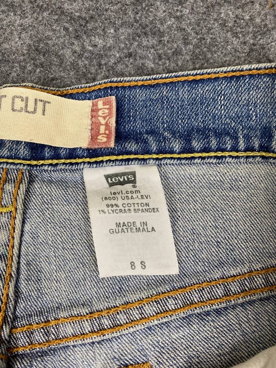 vintage levis 515 flare bootcut distressed denim