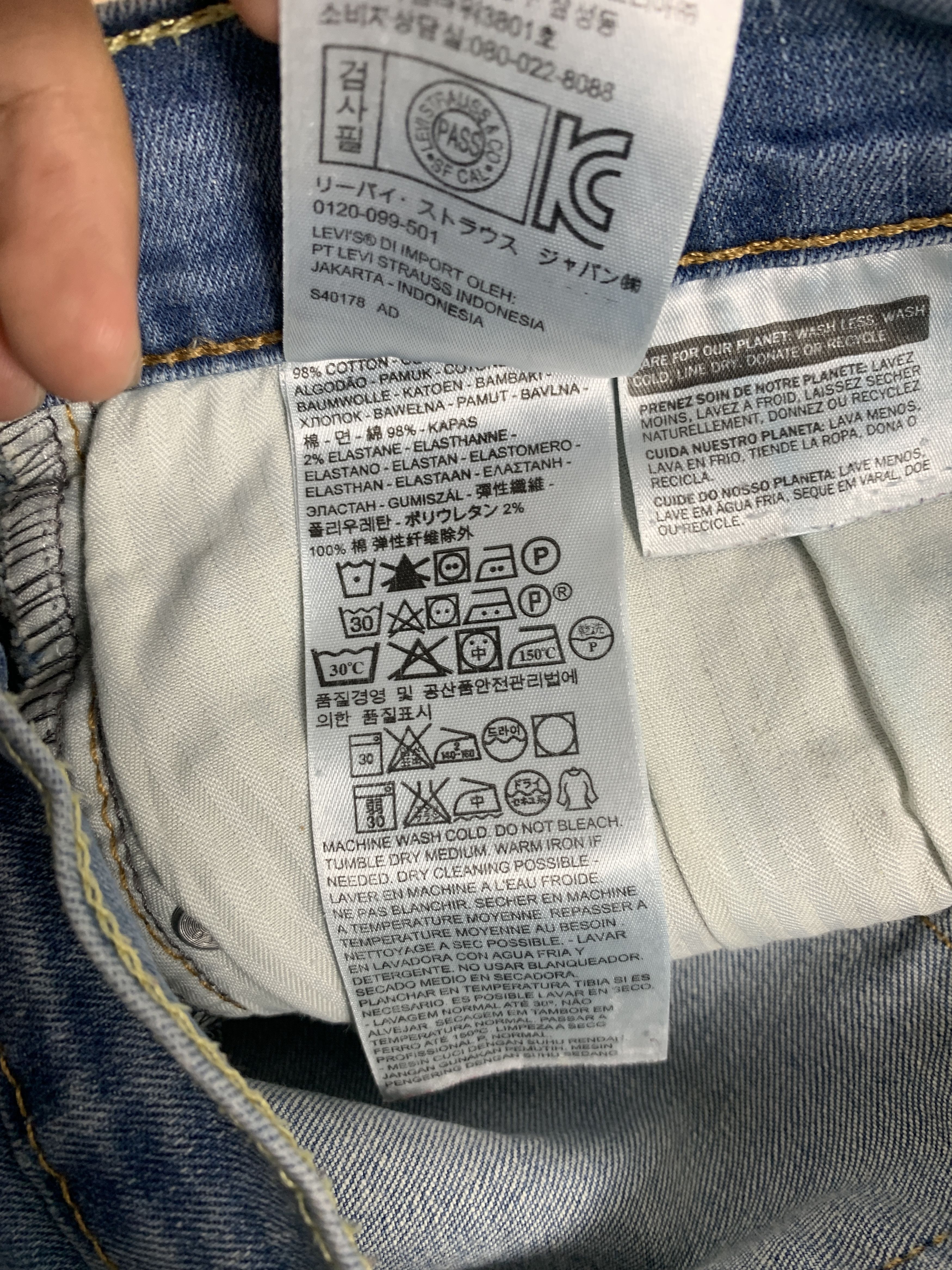 Levi's Vintage Levis Women Boyfriend Faded Distressed Jeans P0101 Size 34" / US 12 / IT 48 - 16 Thumbnail