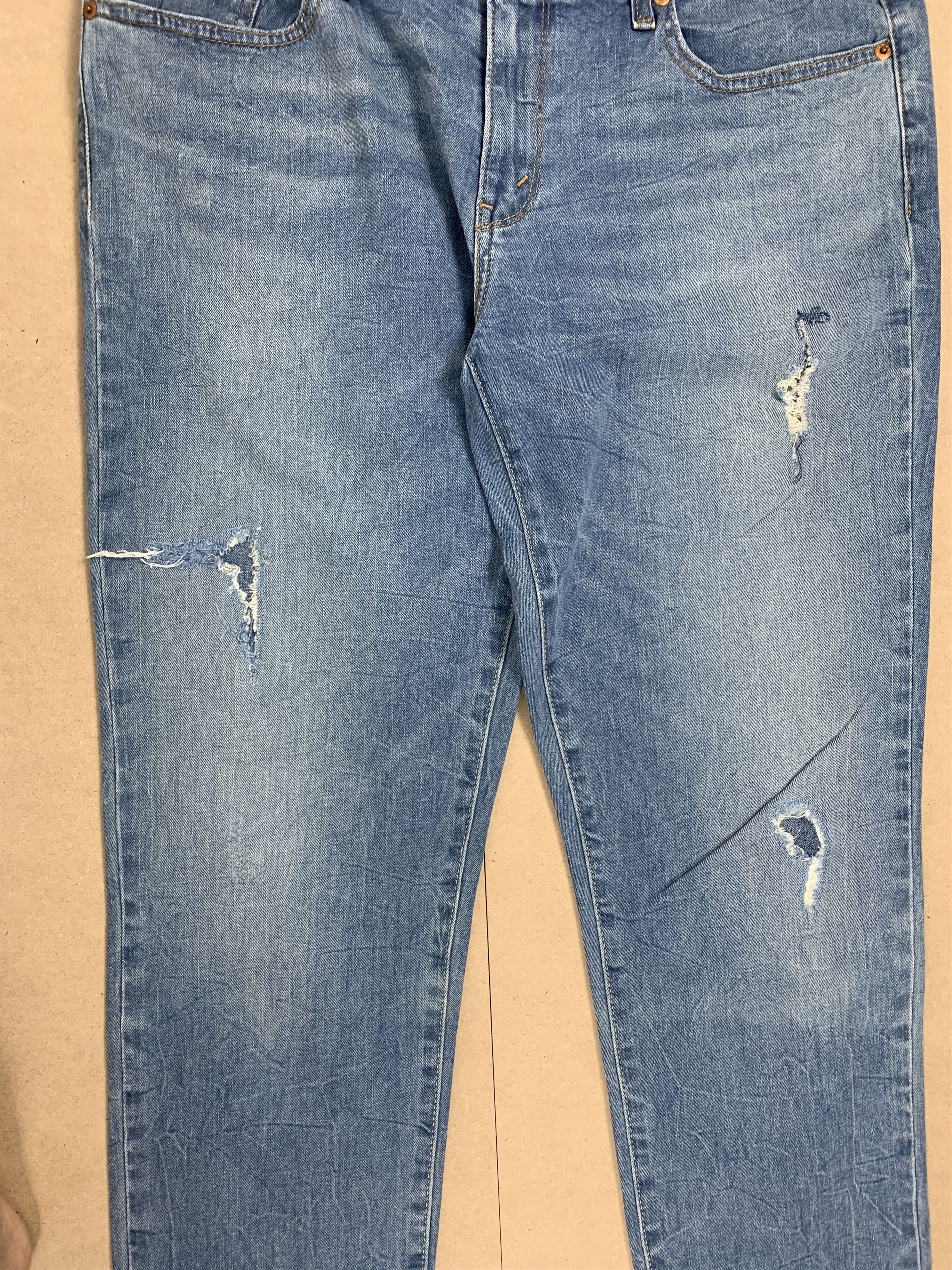 Levi's Vintage Levis Women Boyfriend Faded Distressed Jeans P0101 Size 34" / US 12 / IT 48 - 3 Thumbnail