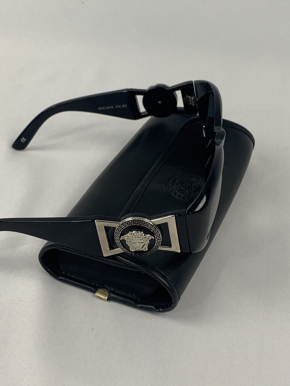 image of Vintage Versace Sunglasses Mod 424 Col 852 in Silver, Men's