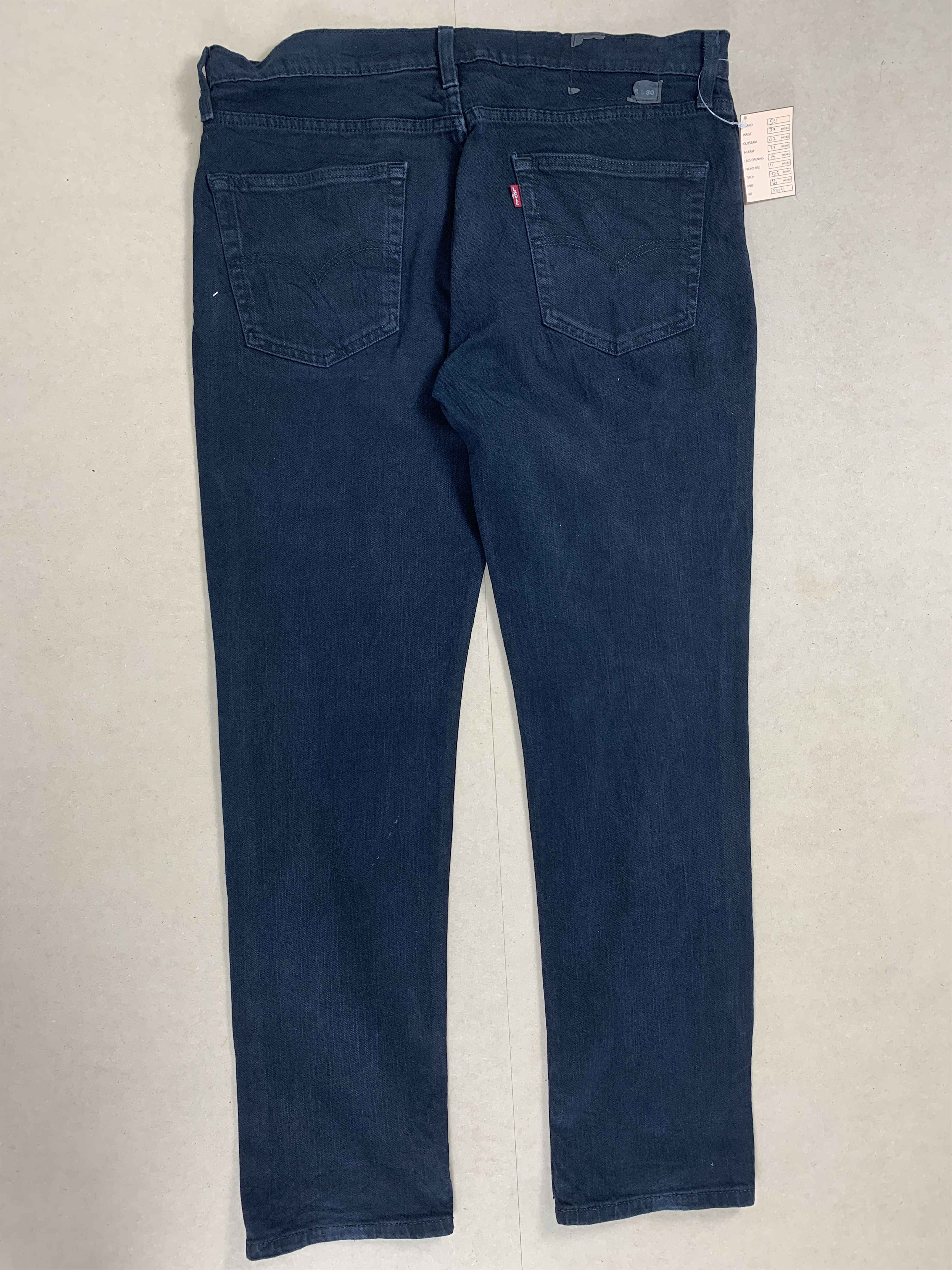 Levi's × Vintage Vintage Levi's 511 Black Label Black Jeans Size US 37 - 5 Thumbnail