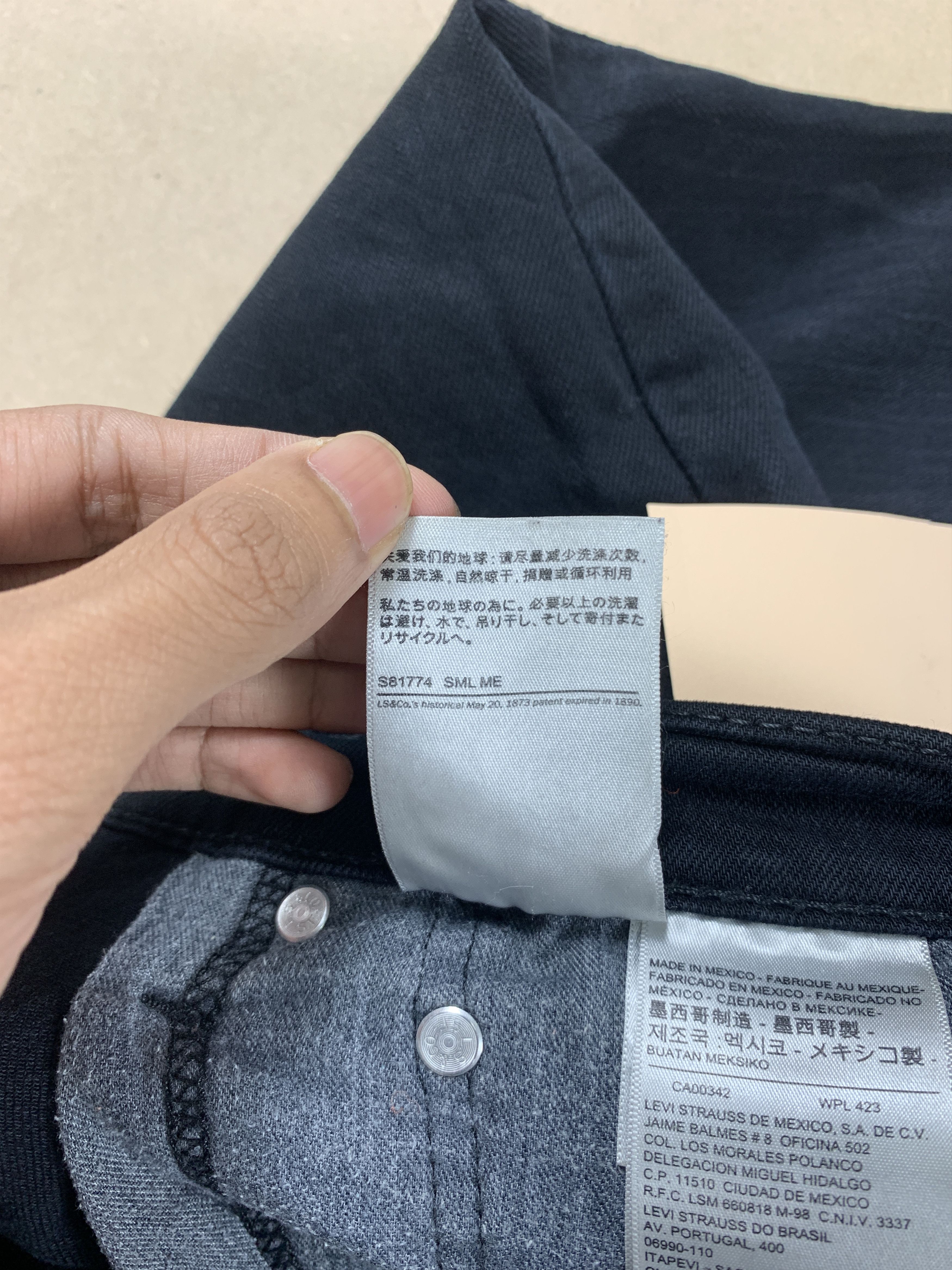 Levi's × Vintage Vintage Levi's 511 Black Label Black Jeans Size US 37 - 10 Thumbnail