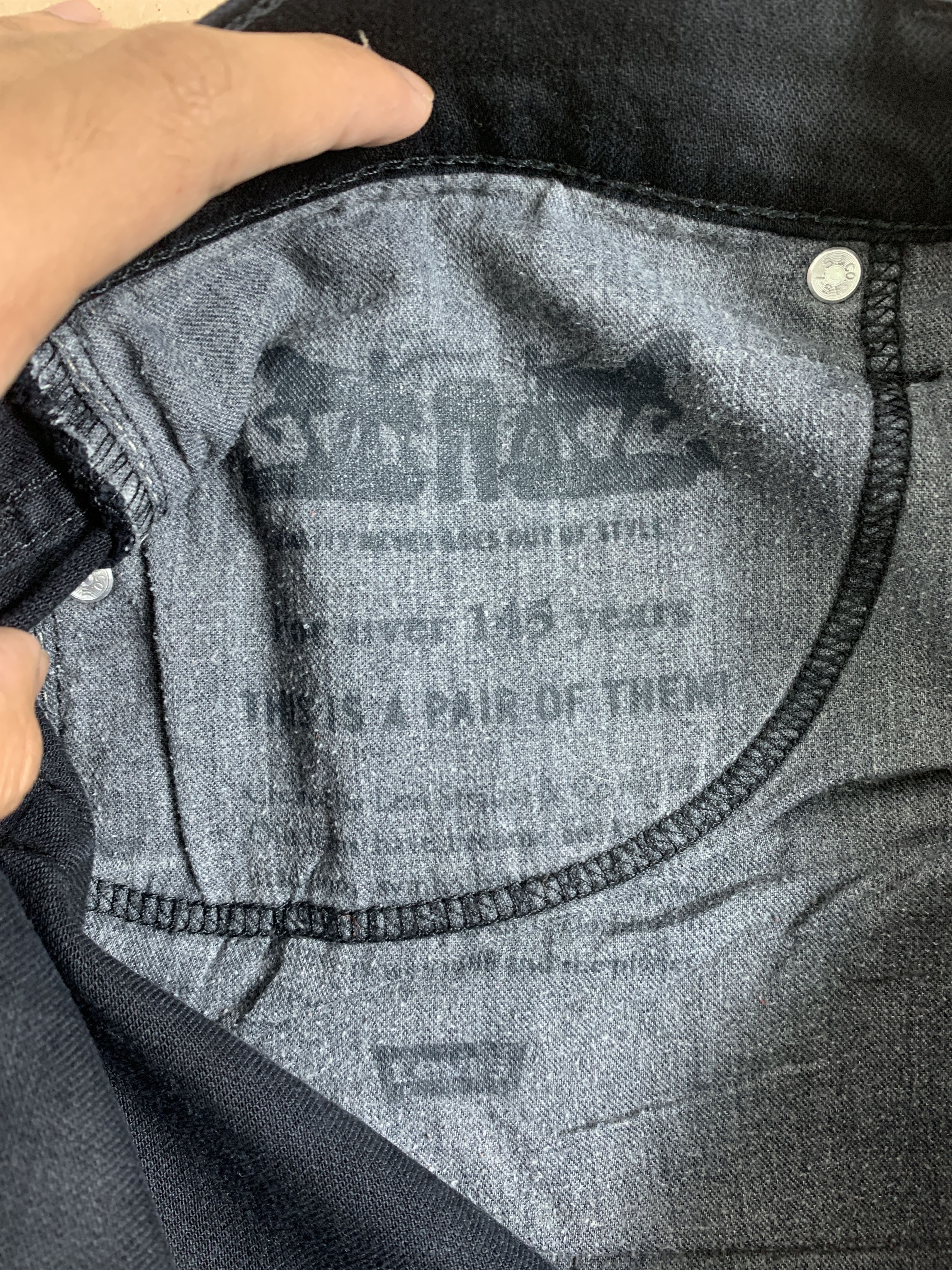 Levi's × Vintage Vintage Levi's 511 Black Label Black Jeans Size US 37 - 8 Thumbnail