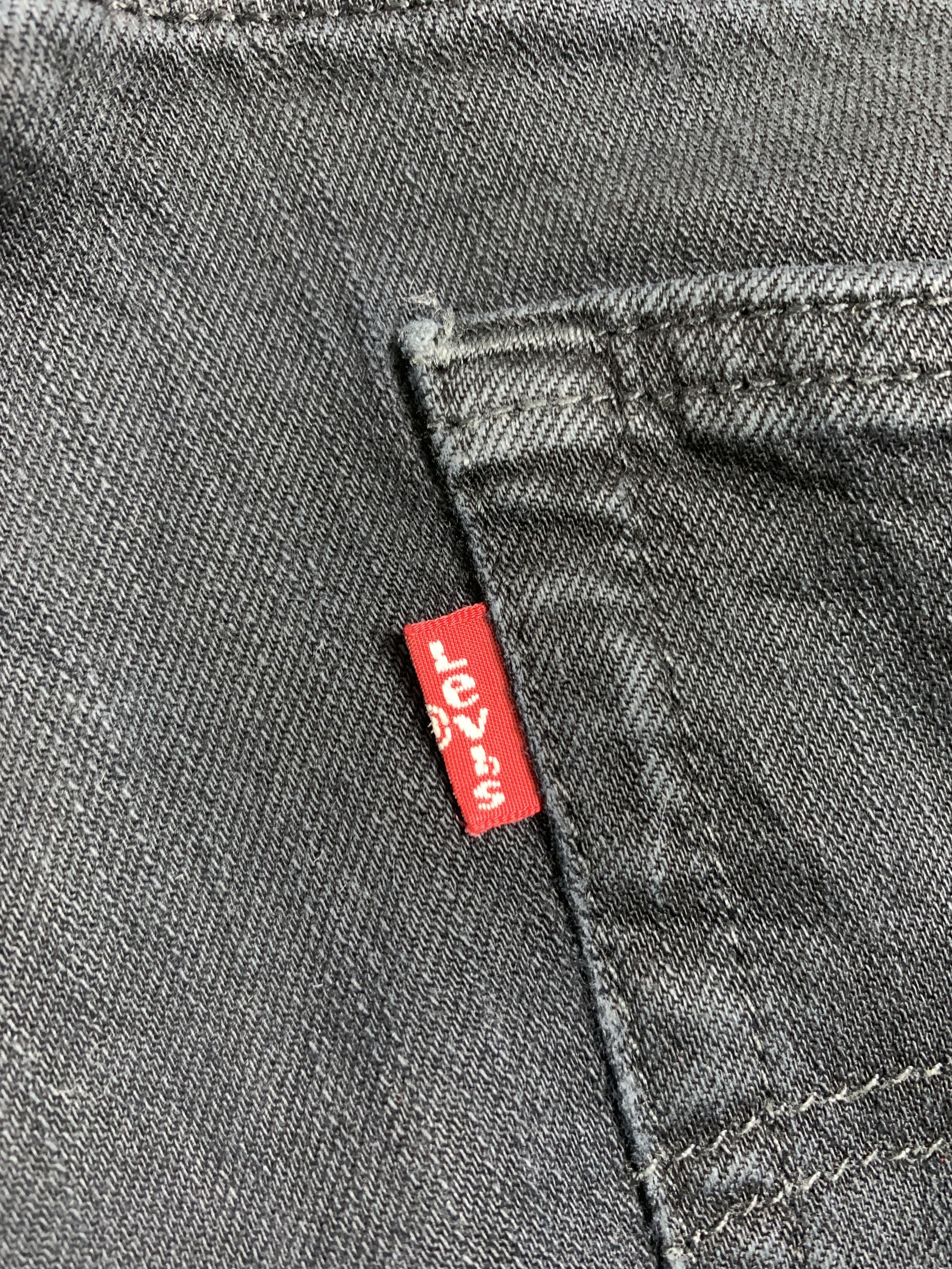 Levi's × Vintage Vintage Levi's 511 Black Label Black Jeans Size US 37 - 7 Thumbnail