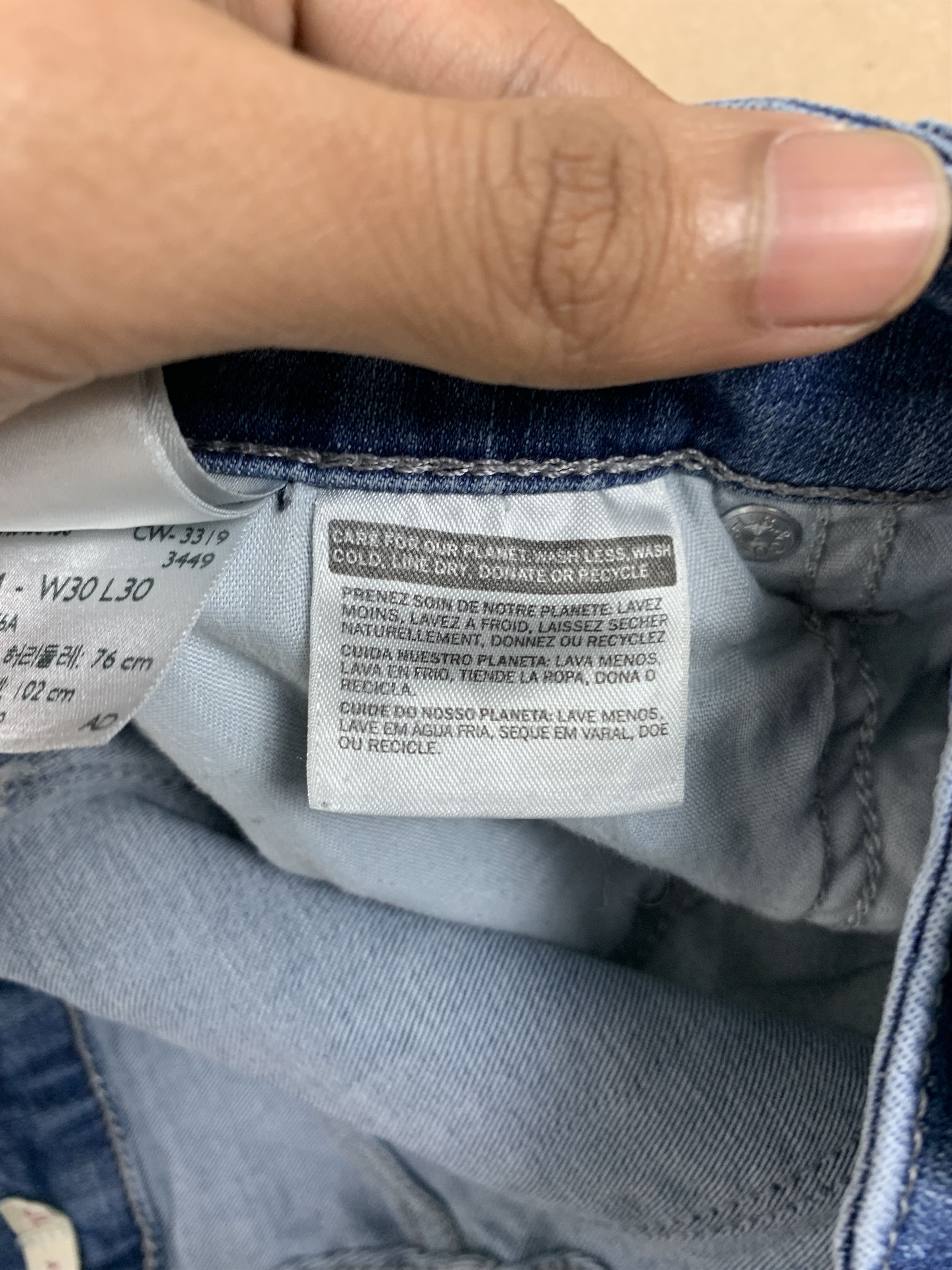 Levi's Vintage Levis 575 Classic Mid Rise Skinny Blue Jeans Size 38" / US 16 / IT 52 - 16 Thumbnail