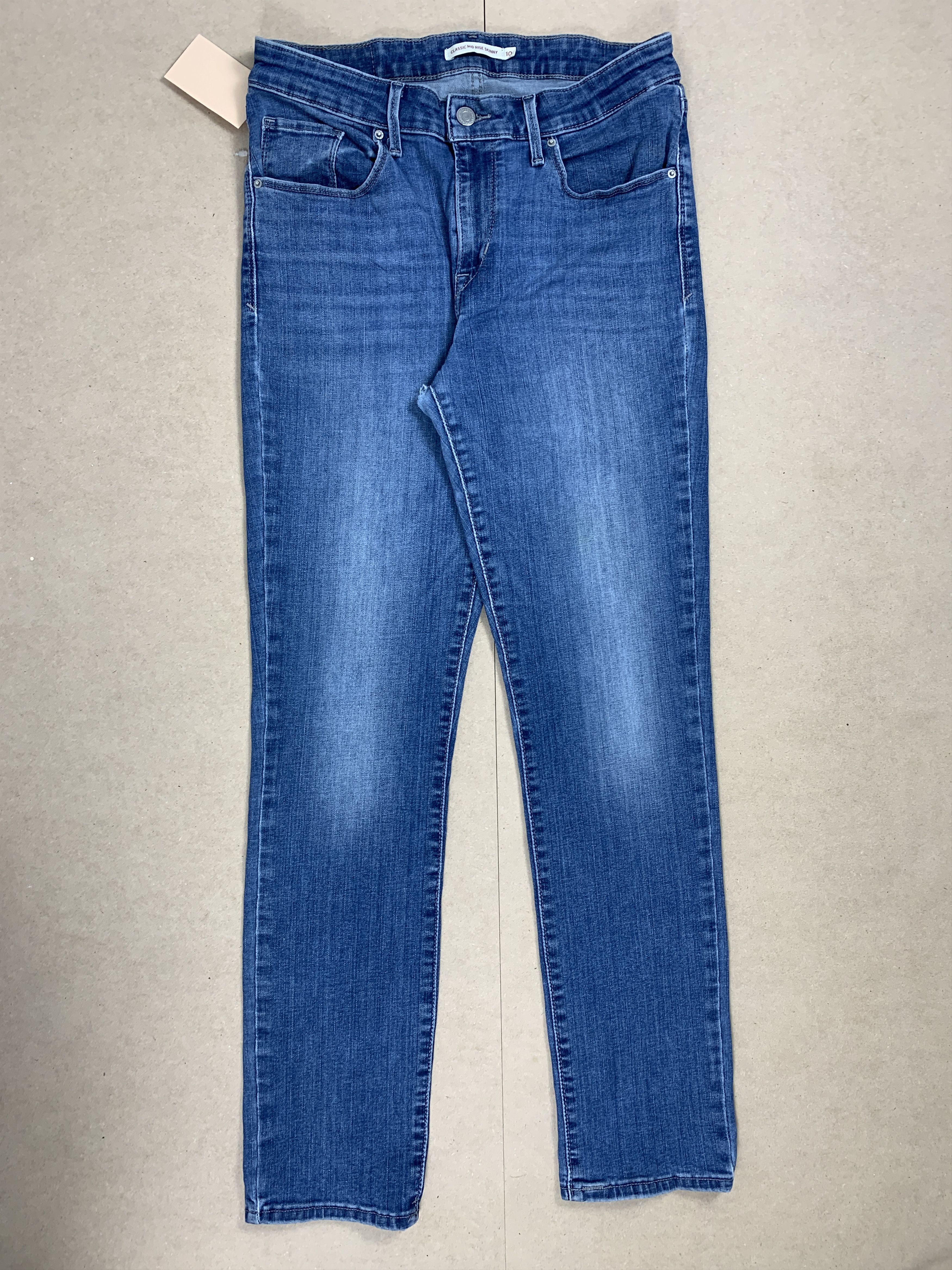 Levi's Vintage Levis 575 Classic Mid Rise Skinny Blue Jeans Size 38" / US 16 / IT 52 - 1 Thumbnail