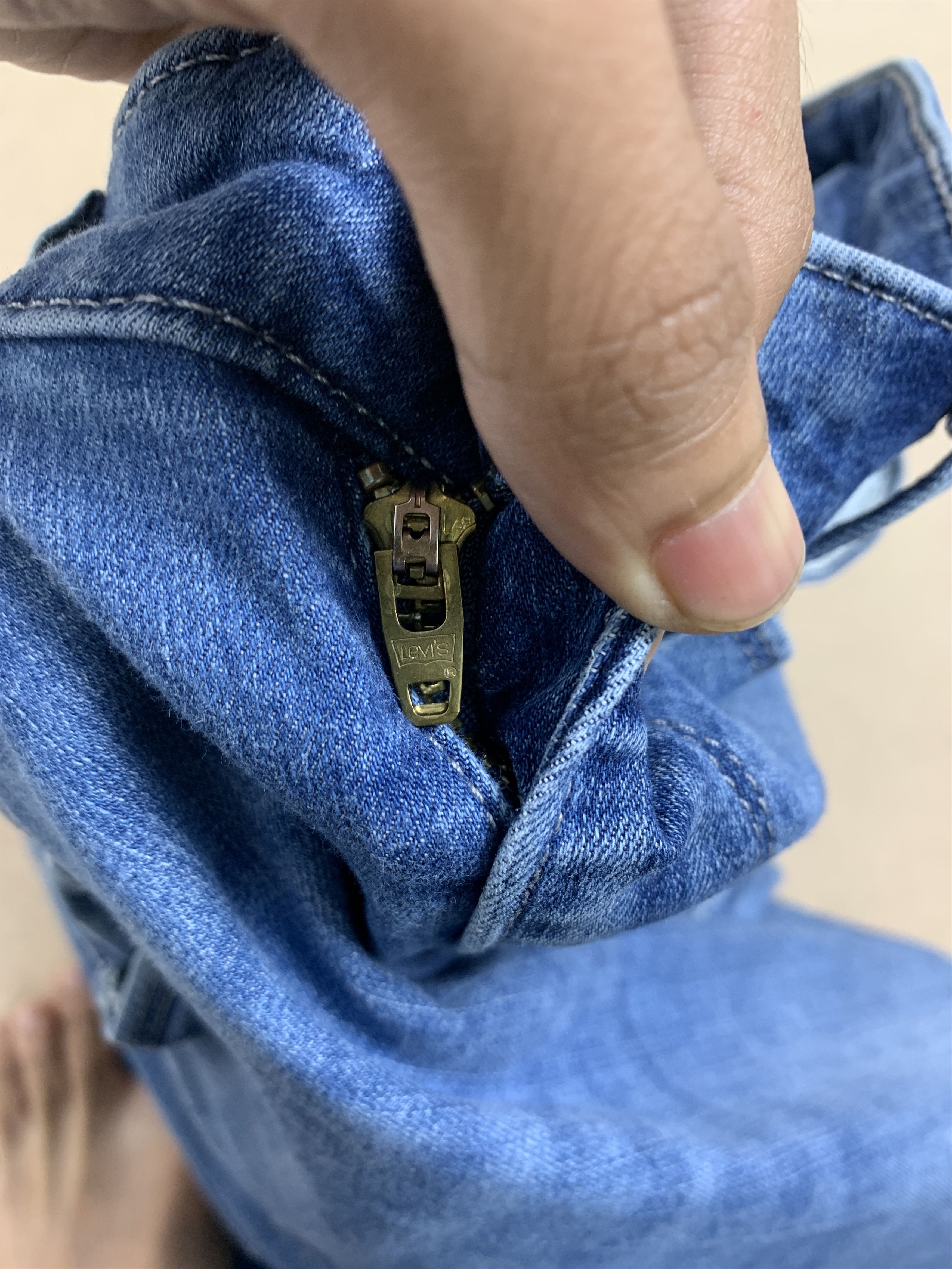 Levi's Vintage Levis 575 Classic Mid Rise Skinny Blue Jeans Size 38" / US 16 / IT 52 - 20 Thumbnail