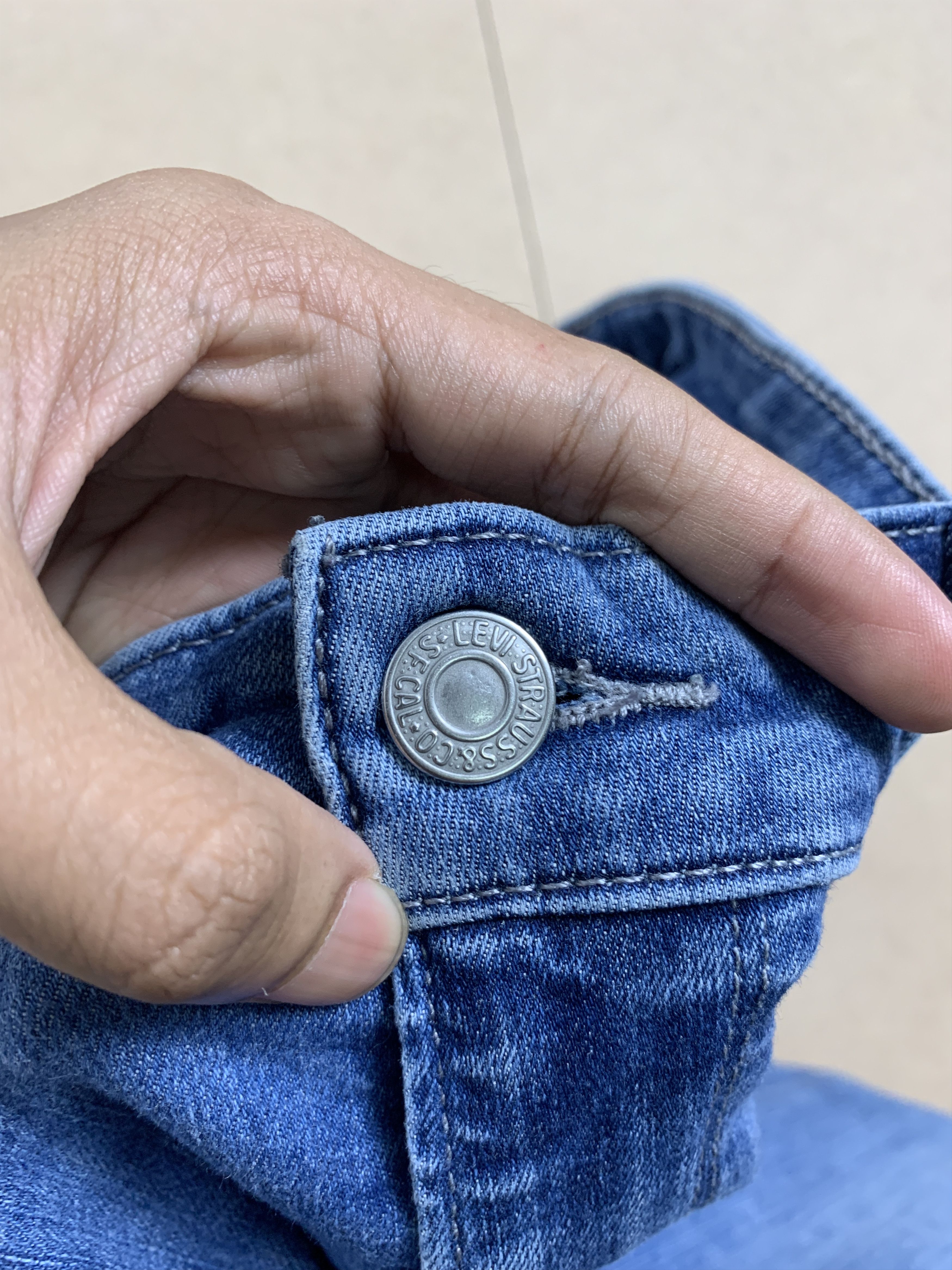 Levi's Vintage Levis 575 Classic Mid Rise Skinny Blue Jeans Size 38" / US 16 / IT 52 - 19 Thumbnail