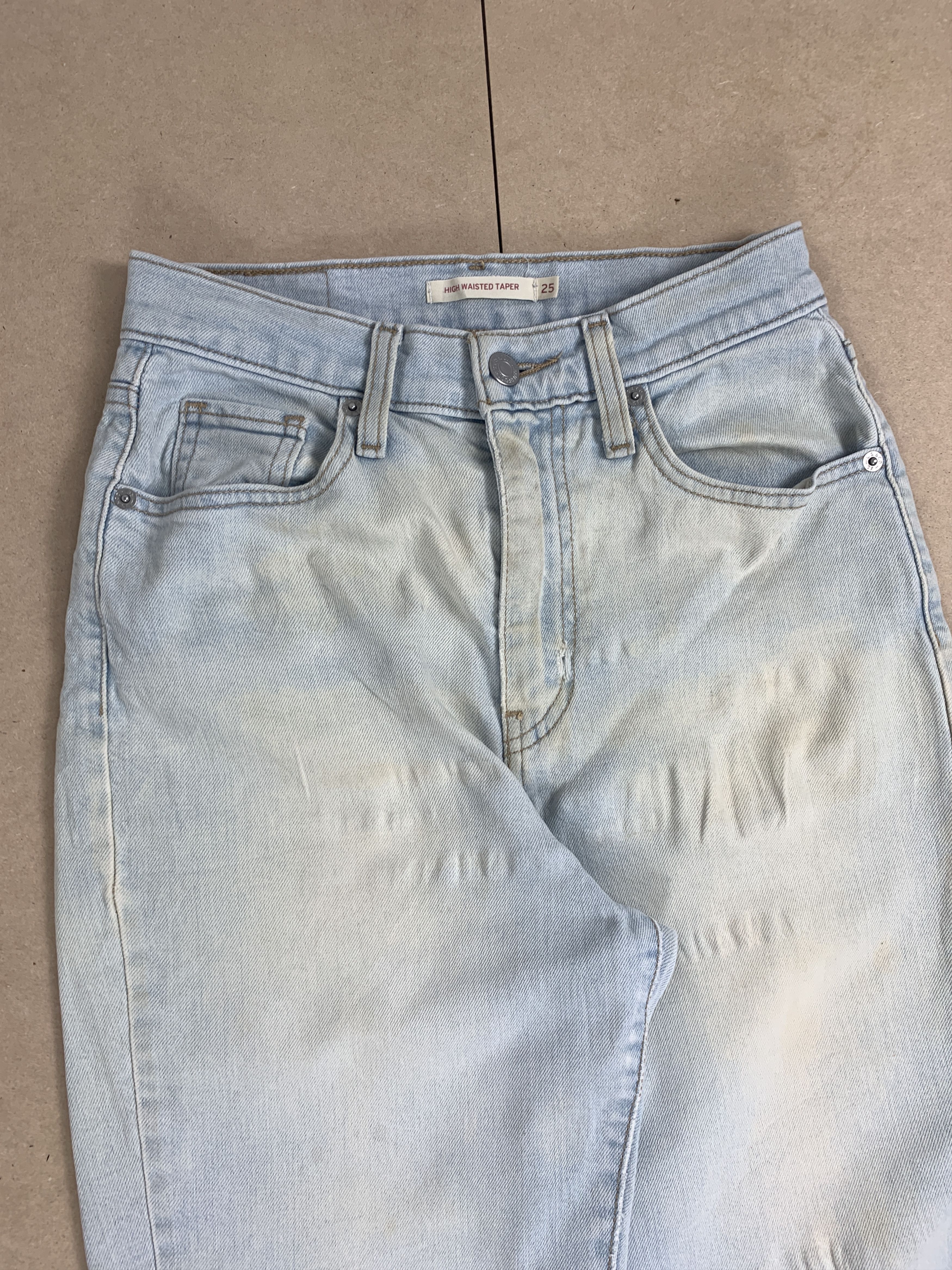 Levi's Vintage LEVIS High Waisted Taper Jeans P0050 Size 26" / US 2 / IT 38 - 3 Thumbnail