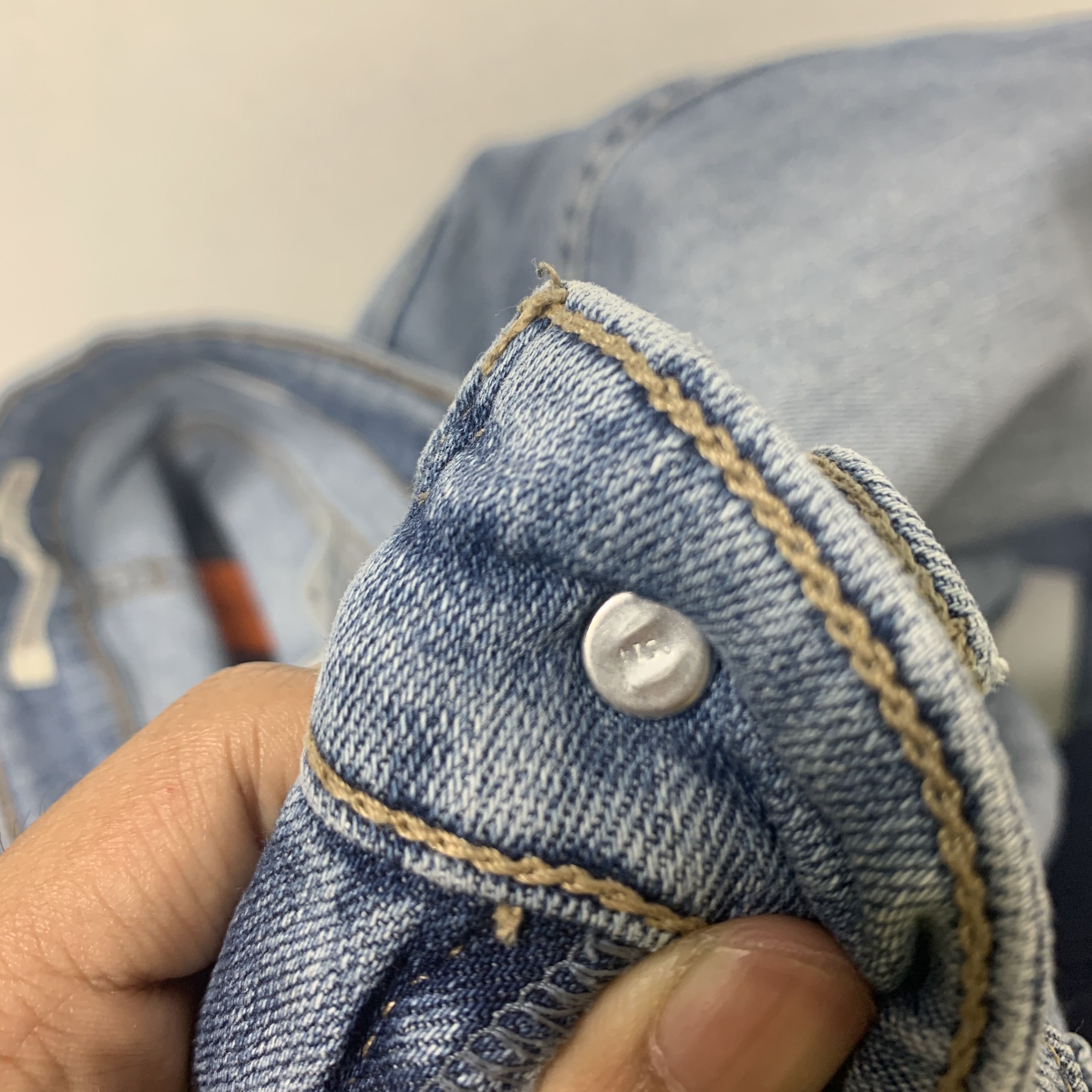 Levi's Vintage LEVI'S 721 Distressed Faded Jeans P0031 Size 32" / US 10 / IT 46 - 12 Thumbnail