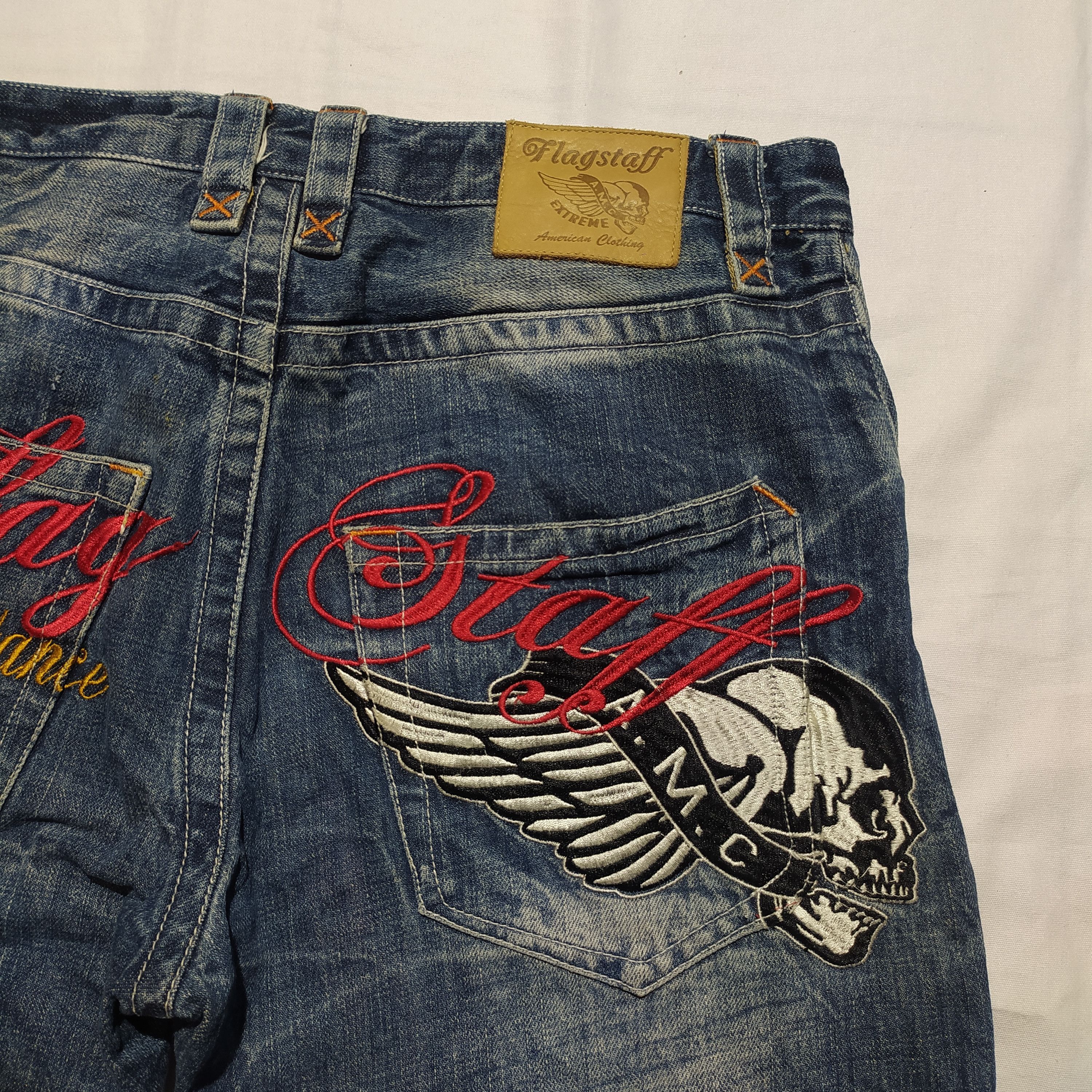 Flagstuff Flagstaff Embroidery jeans Size US 34 / EU 50 - 5 Thumbnail