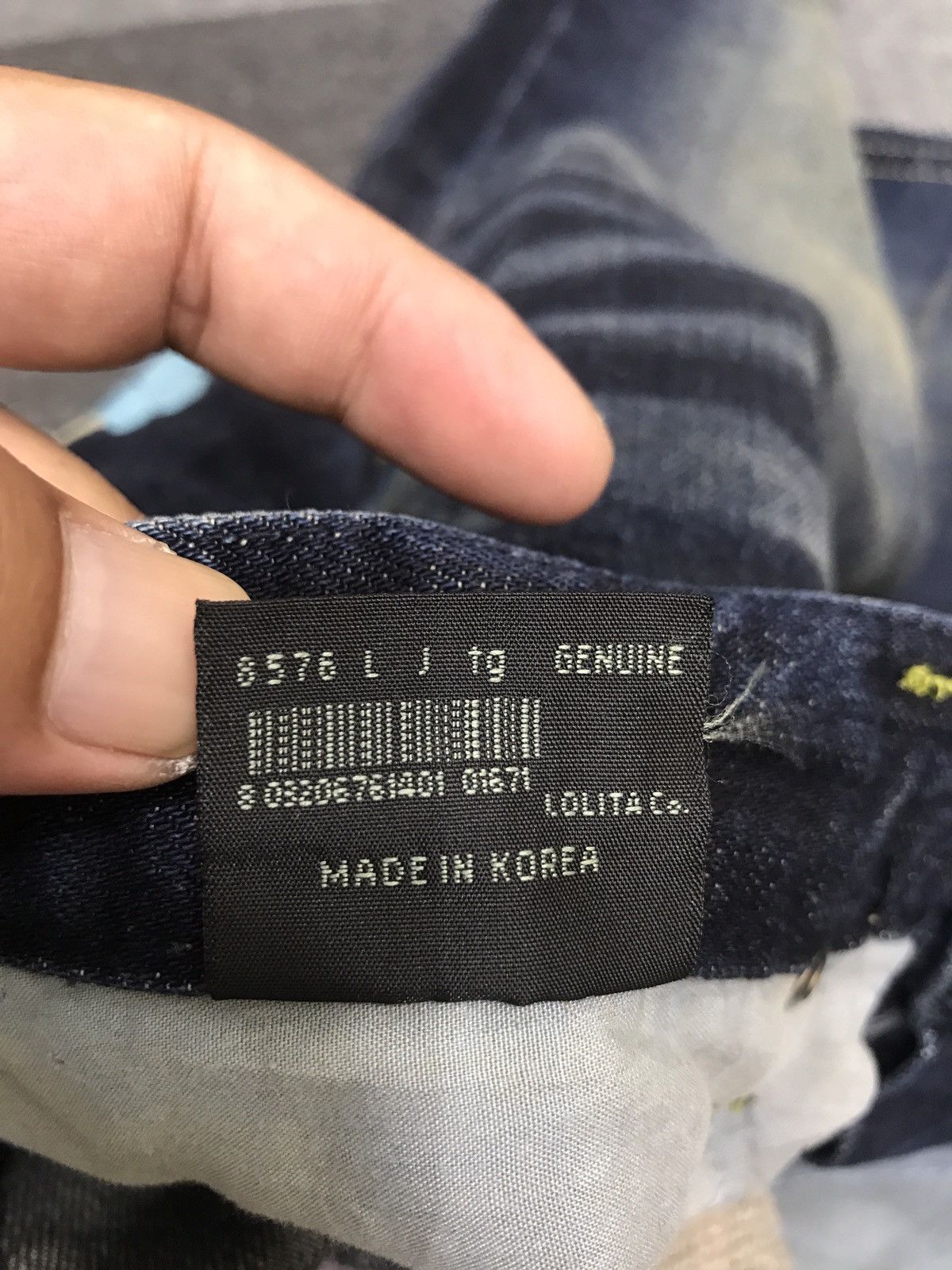 Seditionaries 💥ART💥LOLITA Skull Embroidery Series Faded Jeans Size 32" / US 10 / IT 46 - 12 Thumbnail