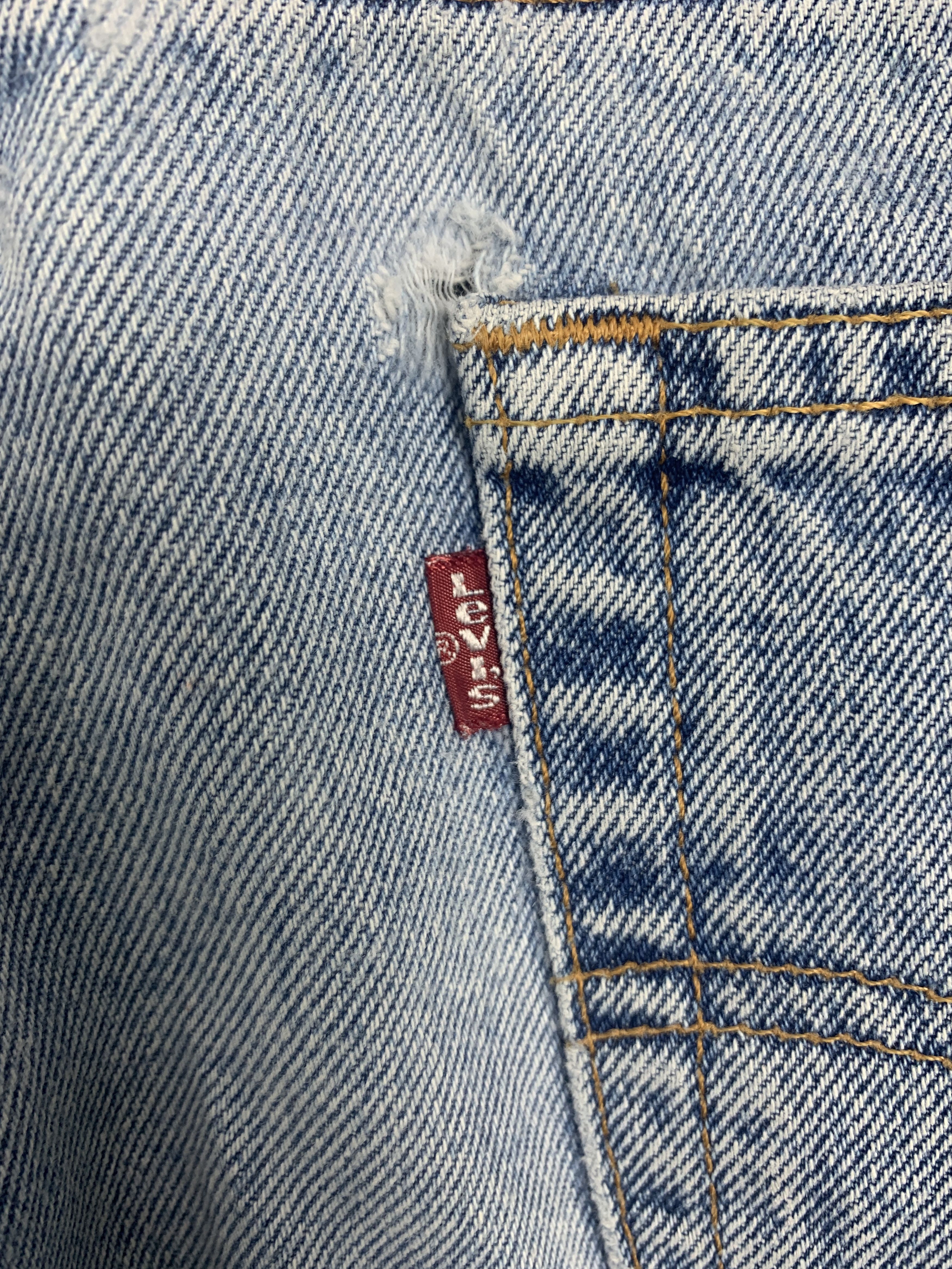 Levi's × Vintage Vintage Levis Straight Cut Stone Wash Jeans Size US 32 / EU 48 - 8 Thumbnail