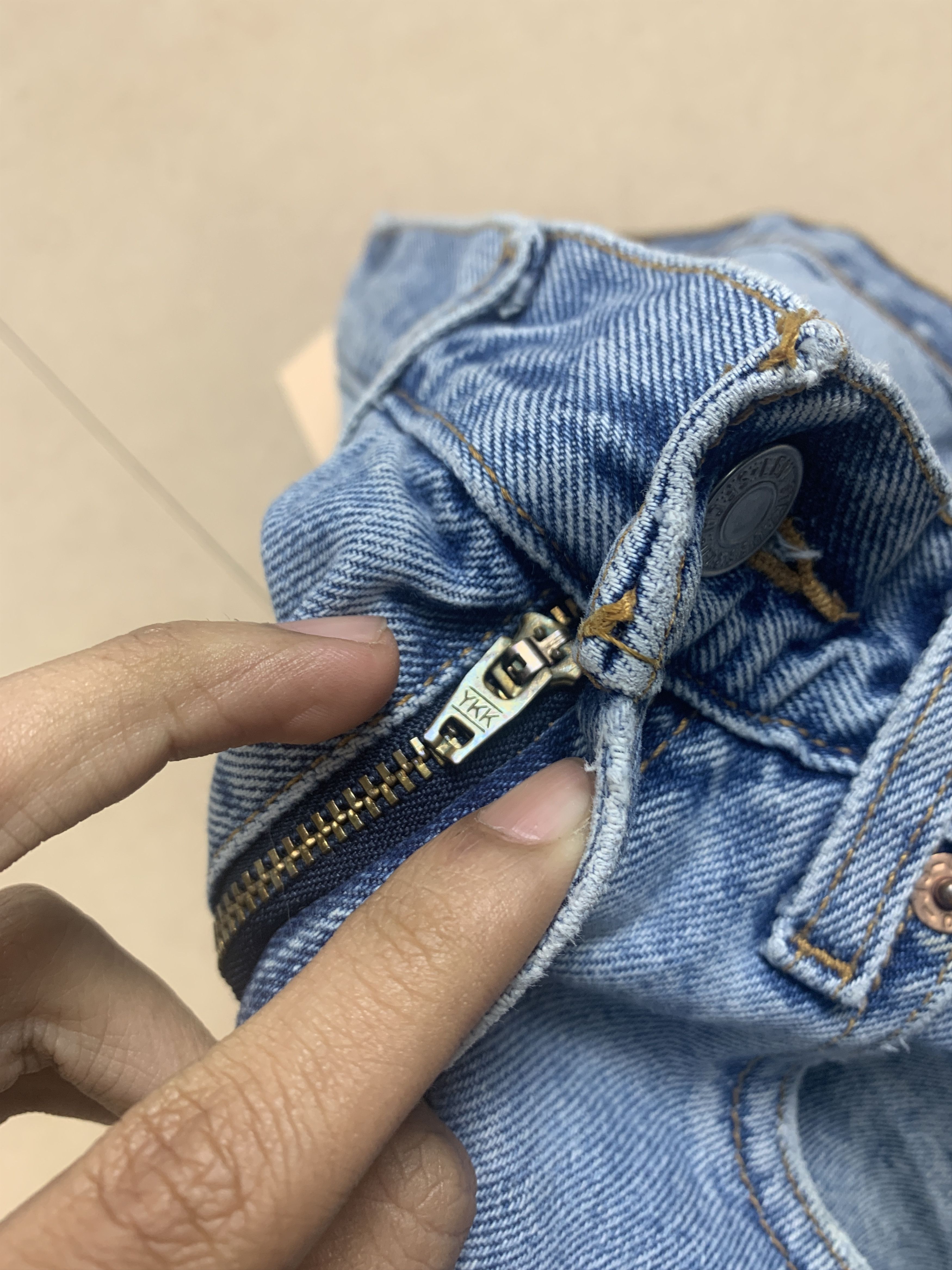 Levi's × Vintage Vintage Levis Straight Cut Stone Wash Jeans Size US 32 / EU 48 - 14 Thumbnail