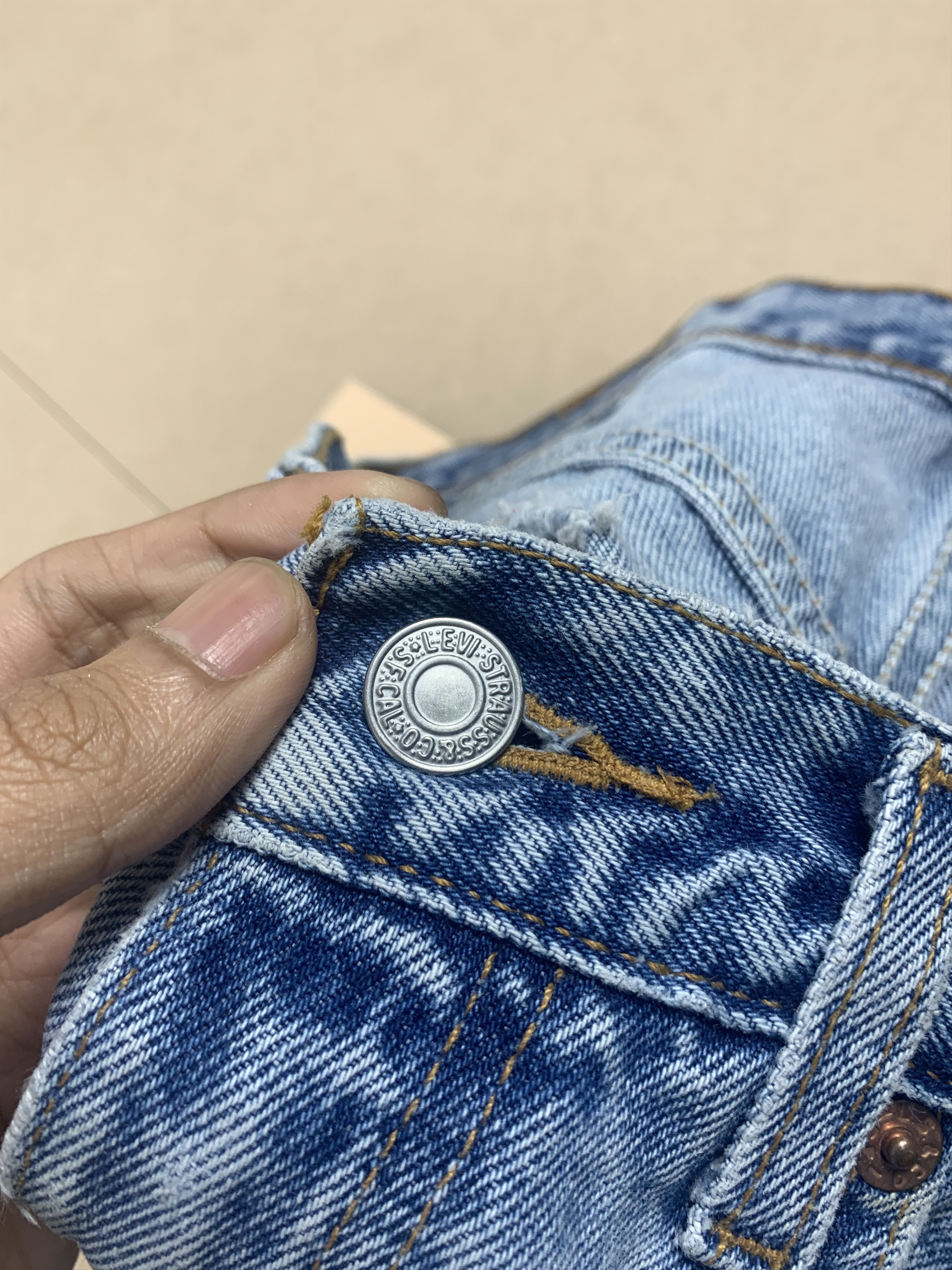 Levi's × Vintage Vintage Levis Straight Cut Stone Wash Jeans Size US 32 / EU 48 - 12 Thumbnail