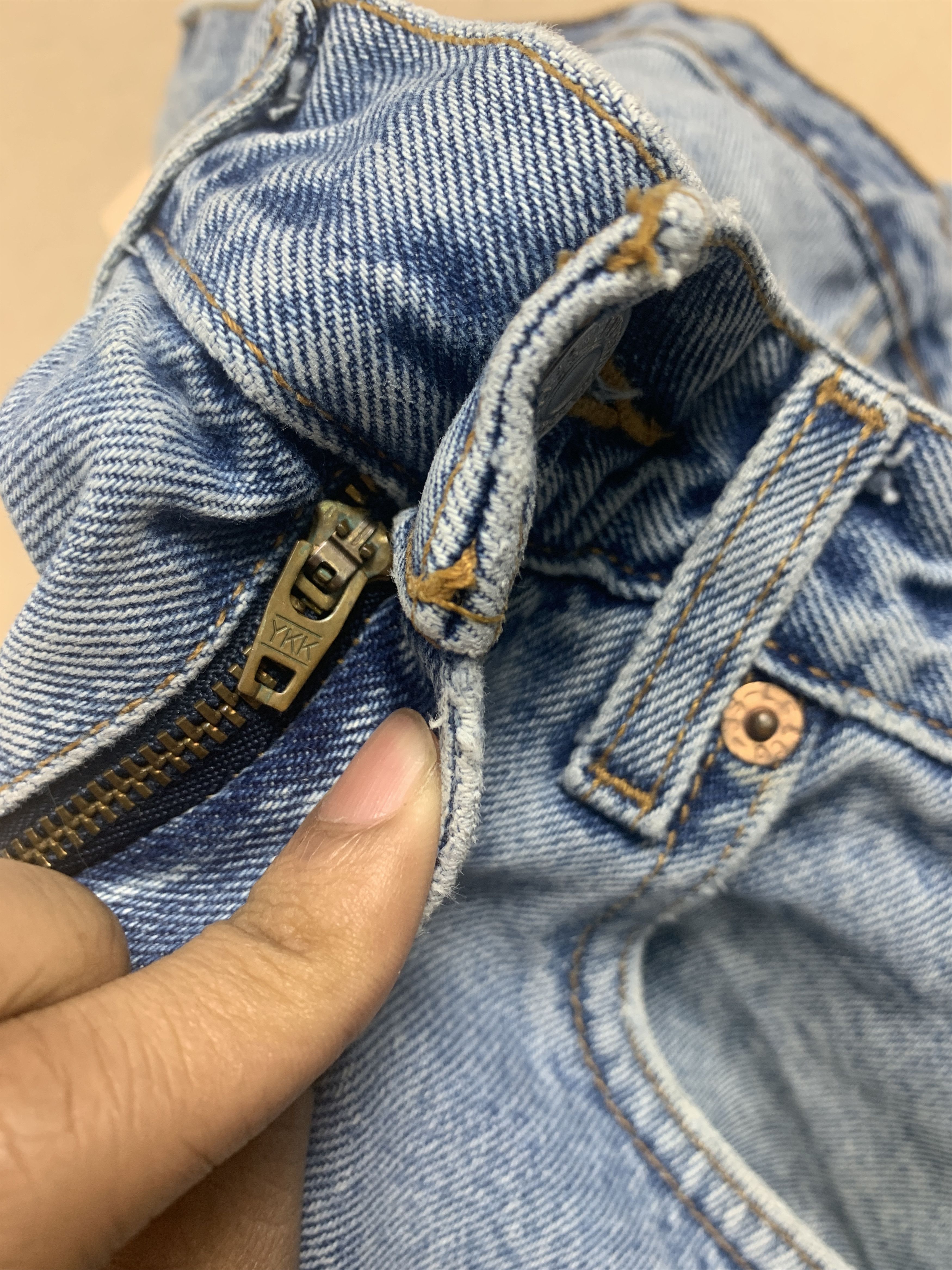 Levi's × Vintage Vintage Levis Straight Cut Stone Wash Jeans Size US 32 / EU 48 - 13 Thumbnail
