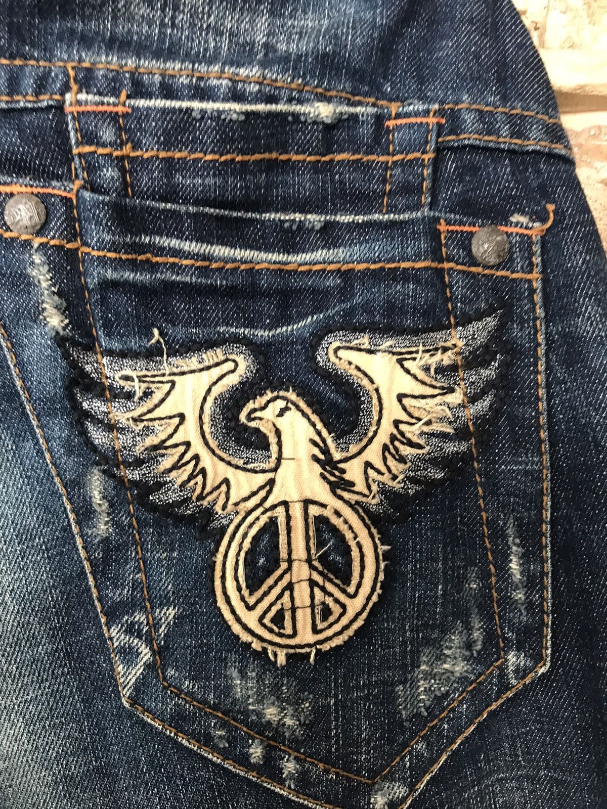 Vintage Vintage Redpepper Gold Label Distressed Jeans Size US 32 / EU 48 - 14 Thumbnail