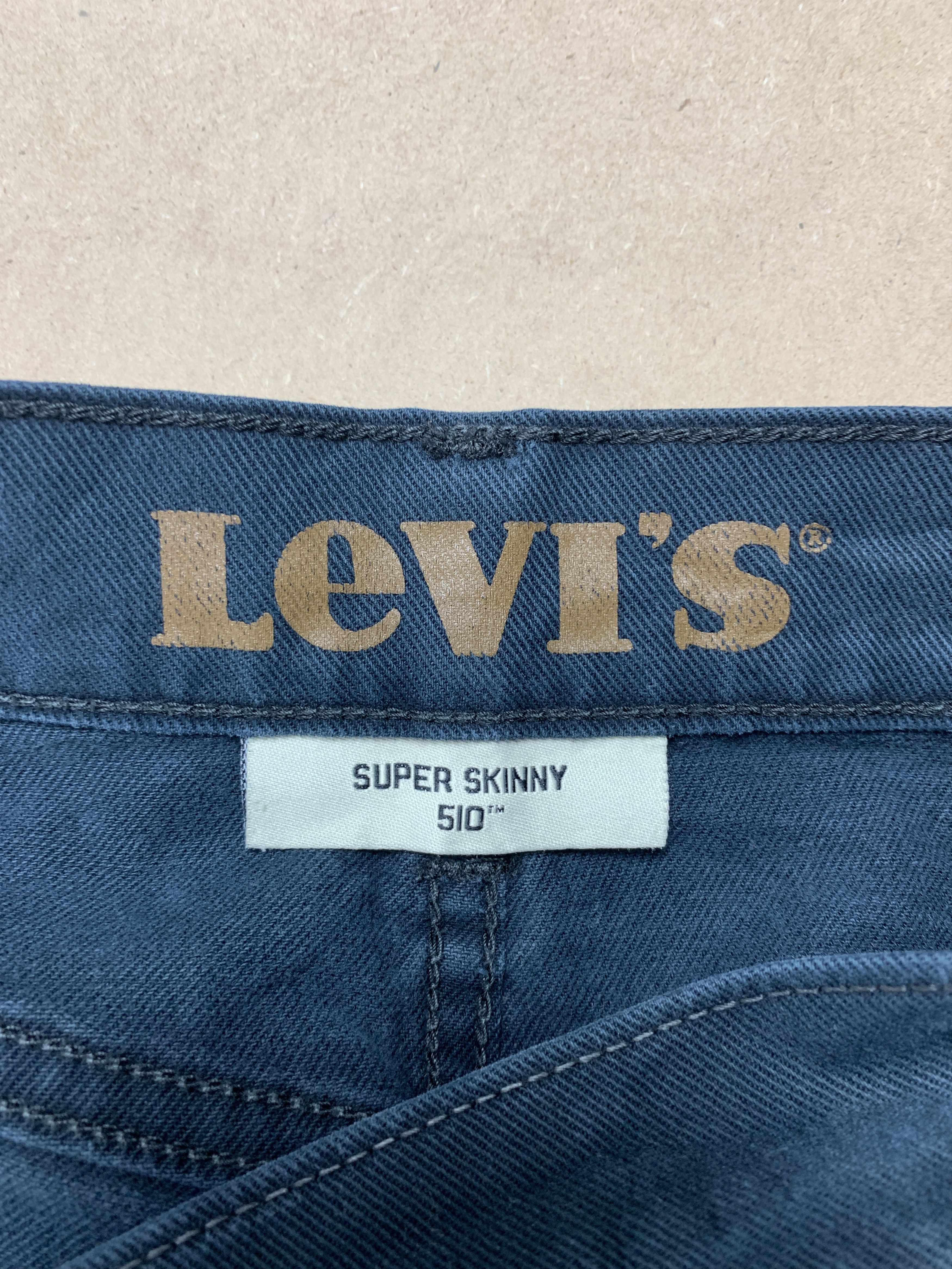 Levi's Vintage Levis 510 Skinny Black Jeans Size US 32 / EU 48 - 12 Thumbnail