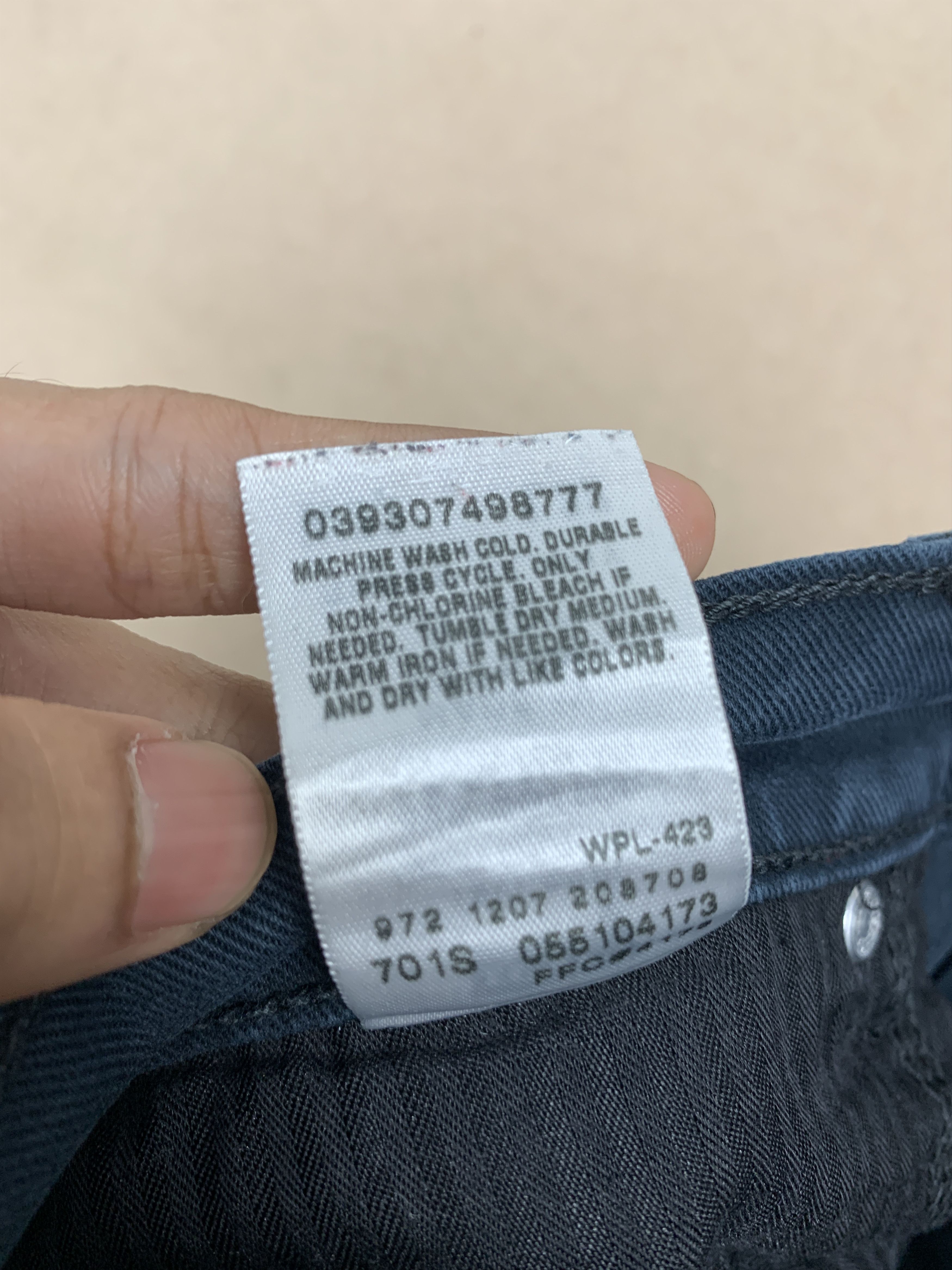 Levi's Vintage Levis 510 Skinny Black Jeans Size US 32 / EU 48 - 14 Thumbnail
