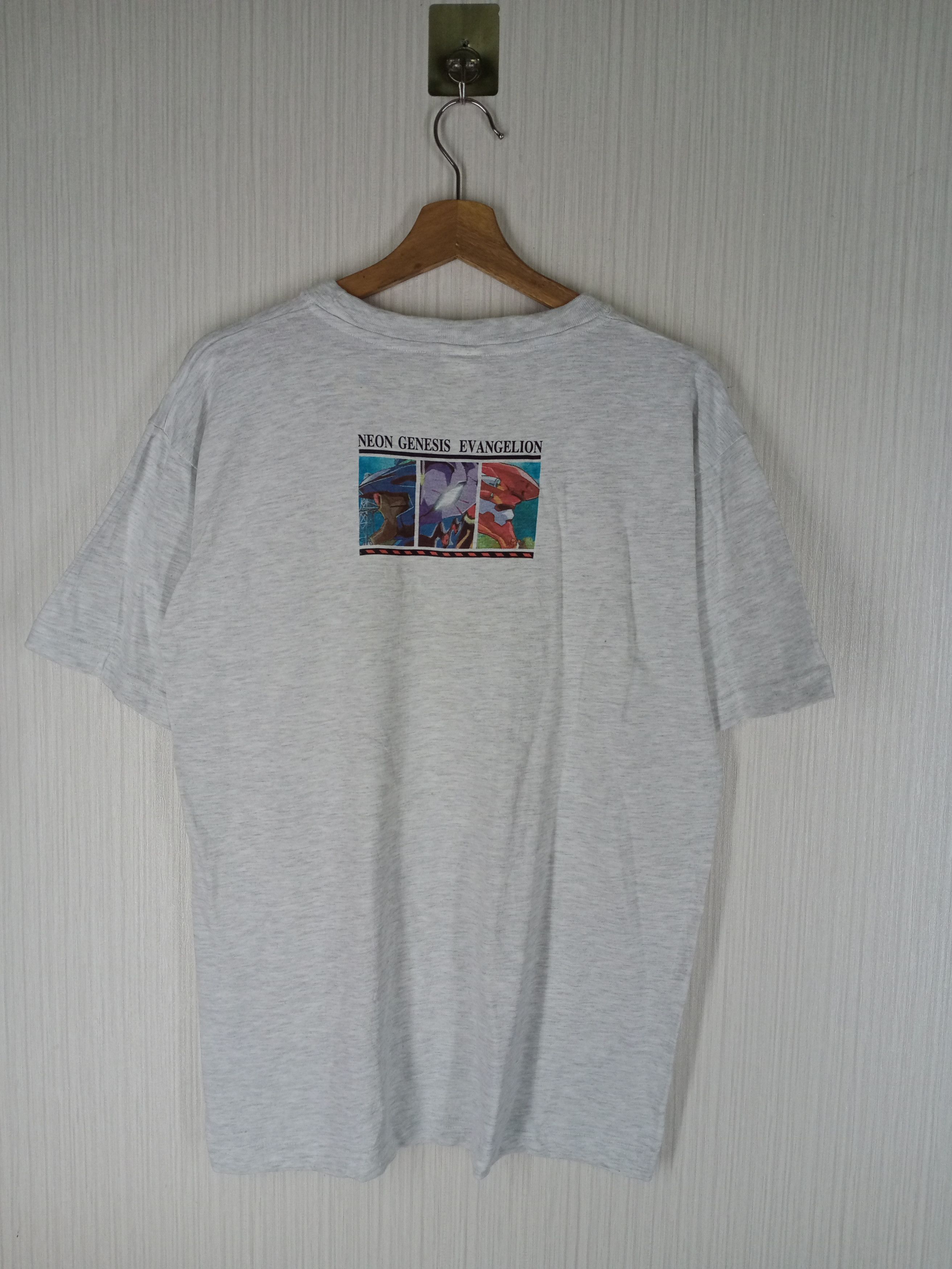 Anime Vintage 90s Neon Genesis Evangelion Anime Tshirt Size US L / EU 52-54 / 3 - 2 Thumbnail
