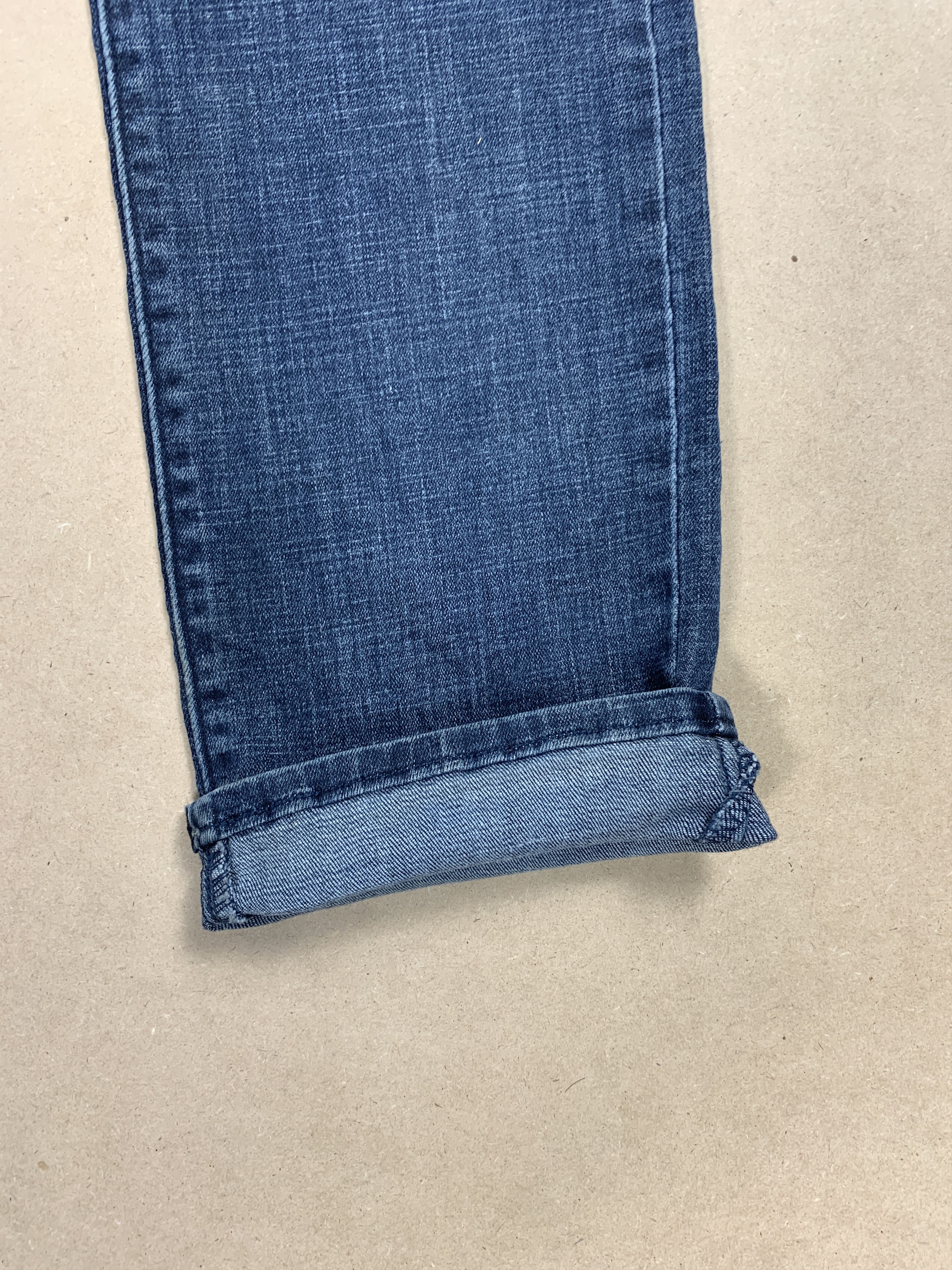 Levi's × Vintage Vintage Levis 575 Painter Mid Skinny Faded Blue Jeans Size US 27 - 4 Thumbnail
