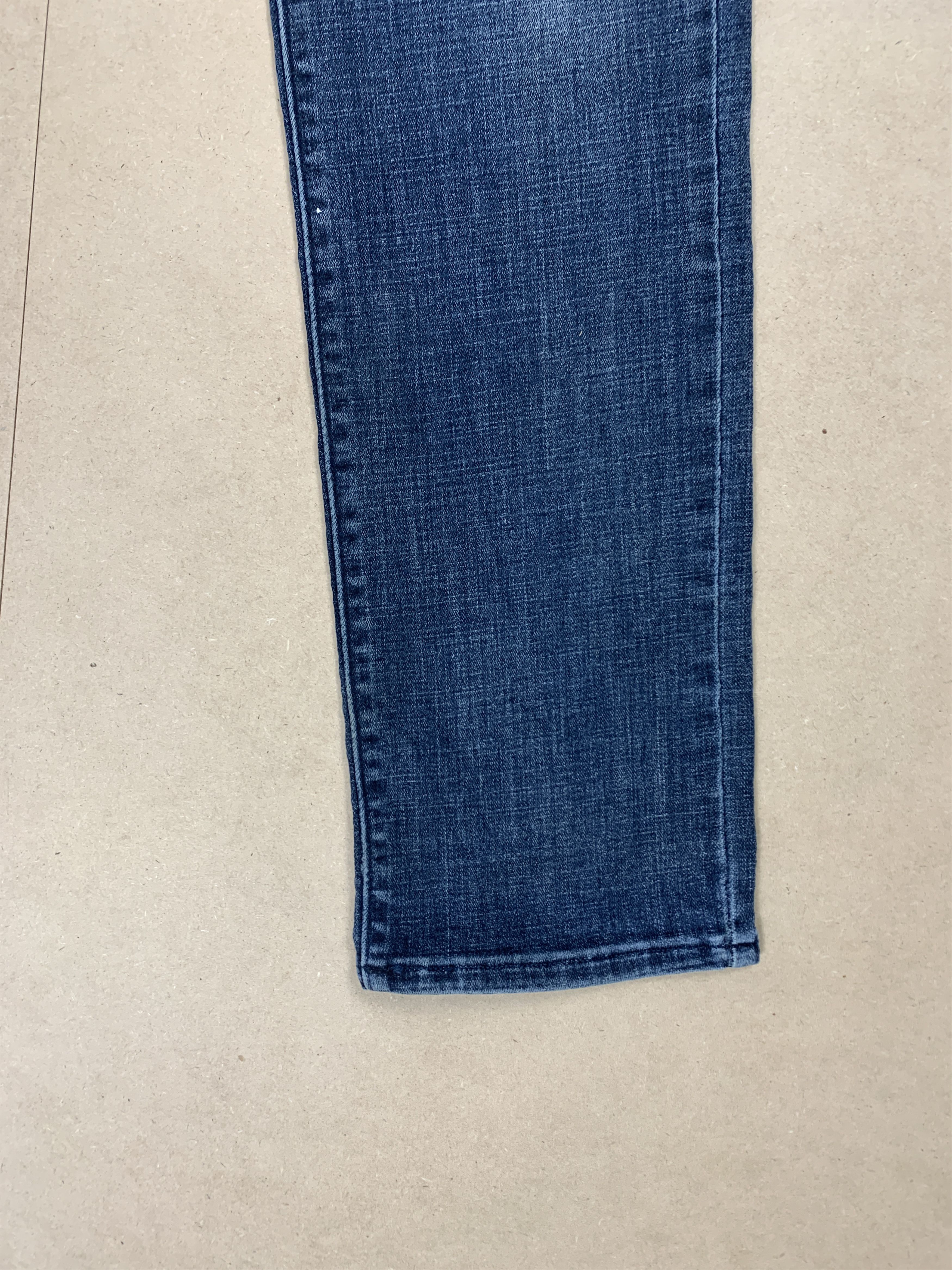 Levi's × Vintage Vintage Levis 575 Painter Mid Skinny Faded Blue Jeans Size US 27 - 3 Thumbnail