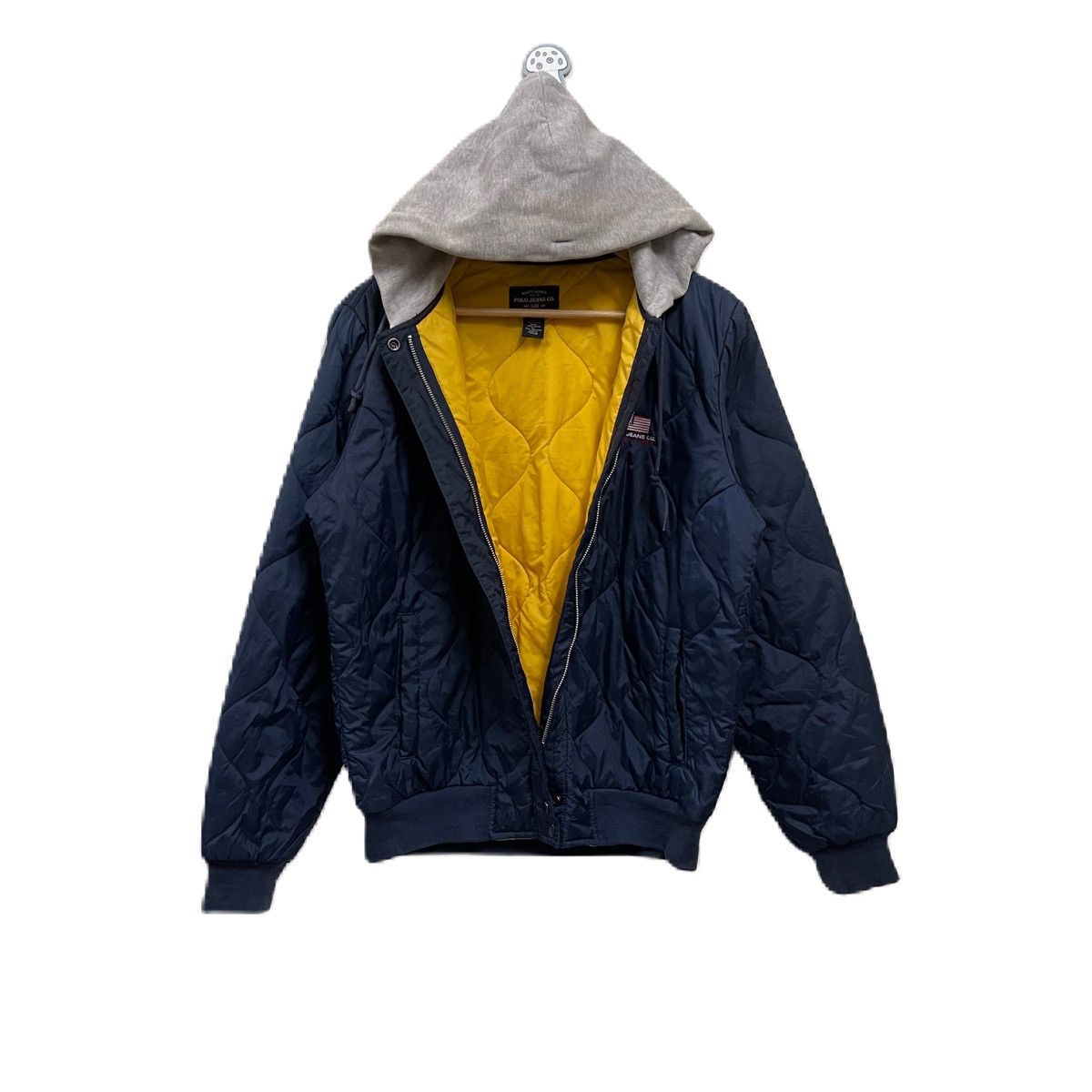 Polo Ralph Lauren Vintage polo ralph lauren jeans quilted hoodie jacket Size US L / EU 52-54 / 3 - 2 Thumbnail