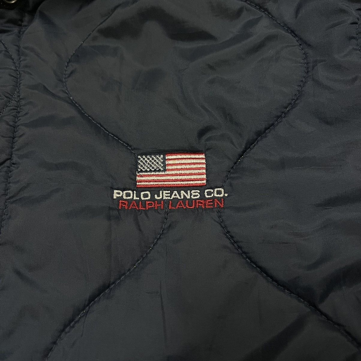 Polo Ralph Lauren Vintage polo ralph lauren jeans quilted hoodie jacket Size US L / EU 52-54 / 3 - 6 Thumbnail