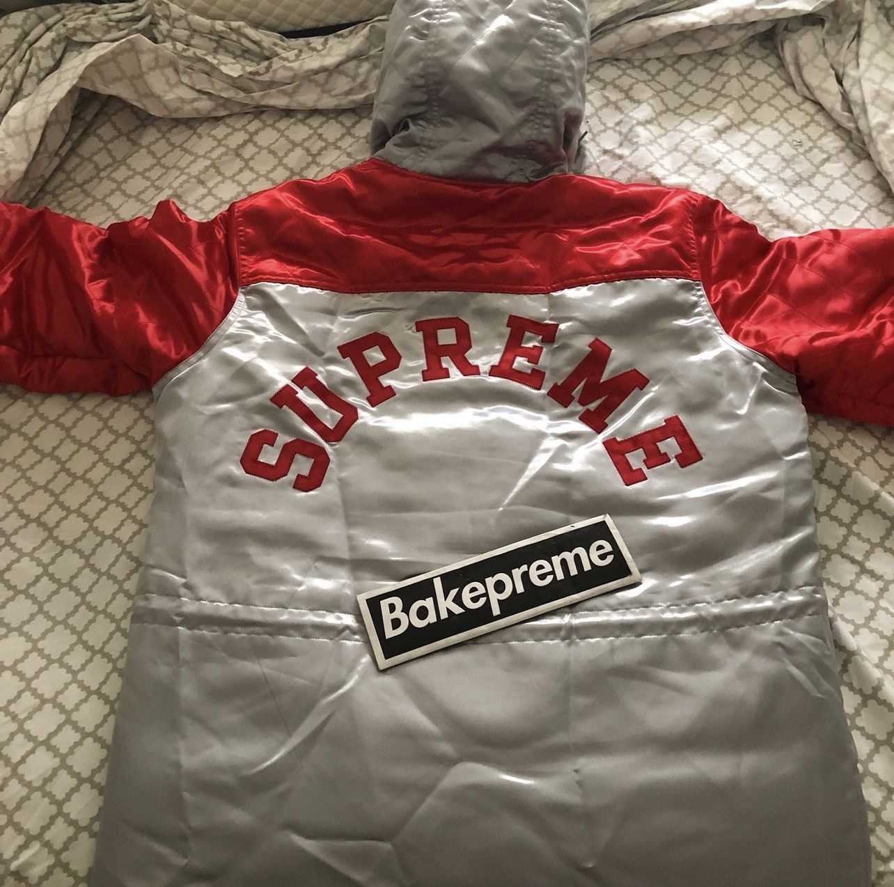 Supreme Supreme Quilted Satin Sideline Parka Size US M / EU 48-50 / 2 - 3 Thumbnail