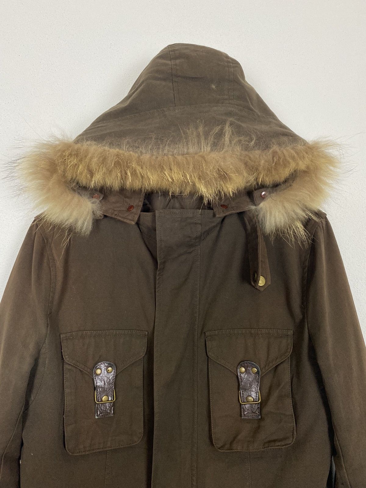 If Six Was Nine × PERSON'S PERSON’S FUR HODDIES MULTI-POCKET PARKA JACKET-GK118 Size US M / EU 48-50 / 2 - 5 Thumbnail