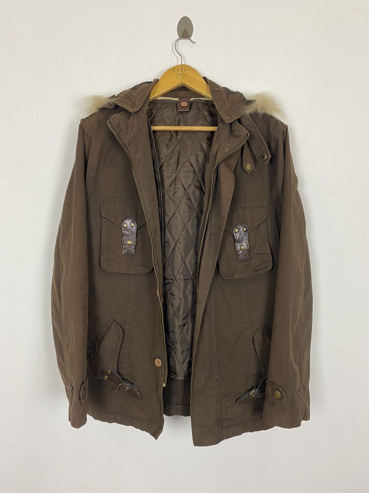 If Six Was Nine × PERSON'S PERSON’S FUR HODDIES MULTI-POCKET PARKA JACKET-GK118 Size US M / EU 48-50 / 2 - 3 Thumbnail