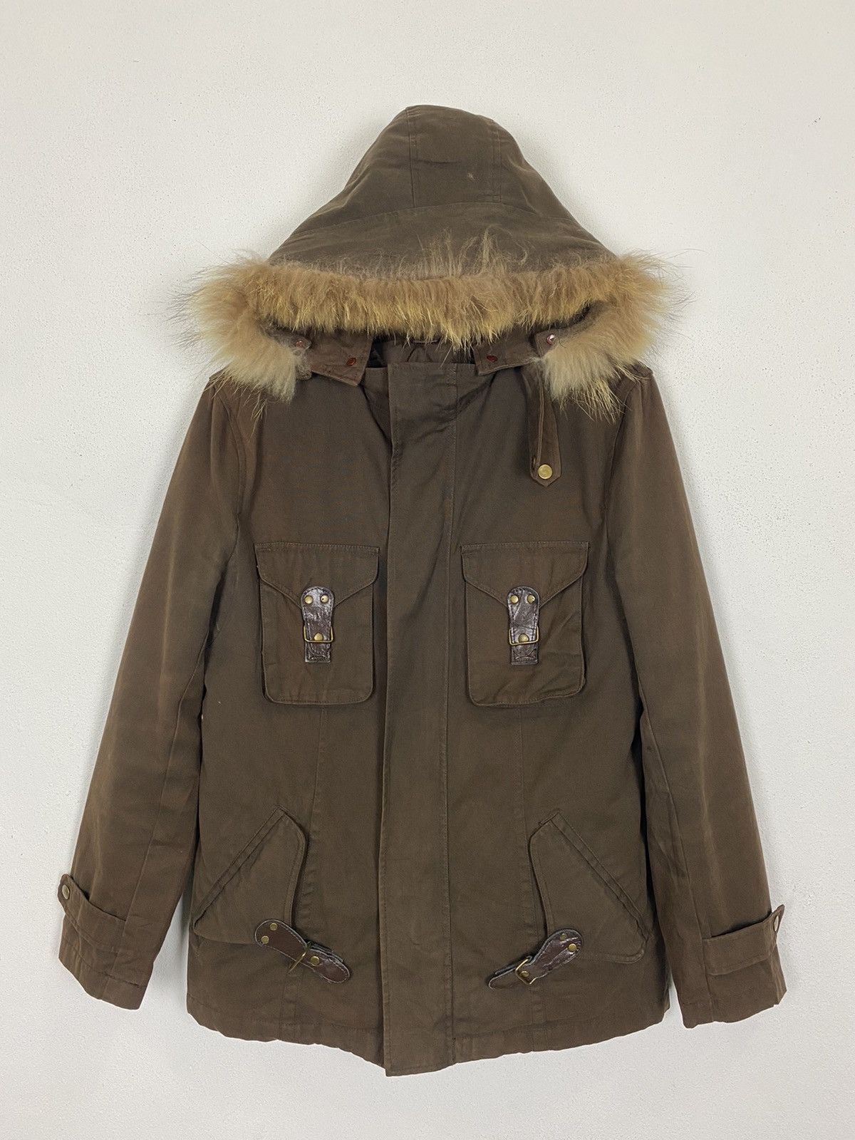 If Six Was Nine × PERSON'S PERSON’S FUR HODDIES MULTI-POCKET PARKA JACKET-GK118 Size US M / EU 48-50 / 2 - 2 Thumbnail