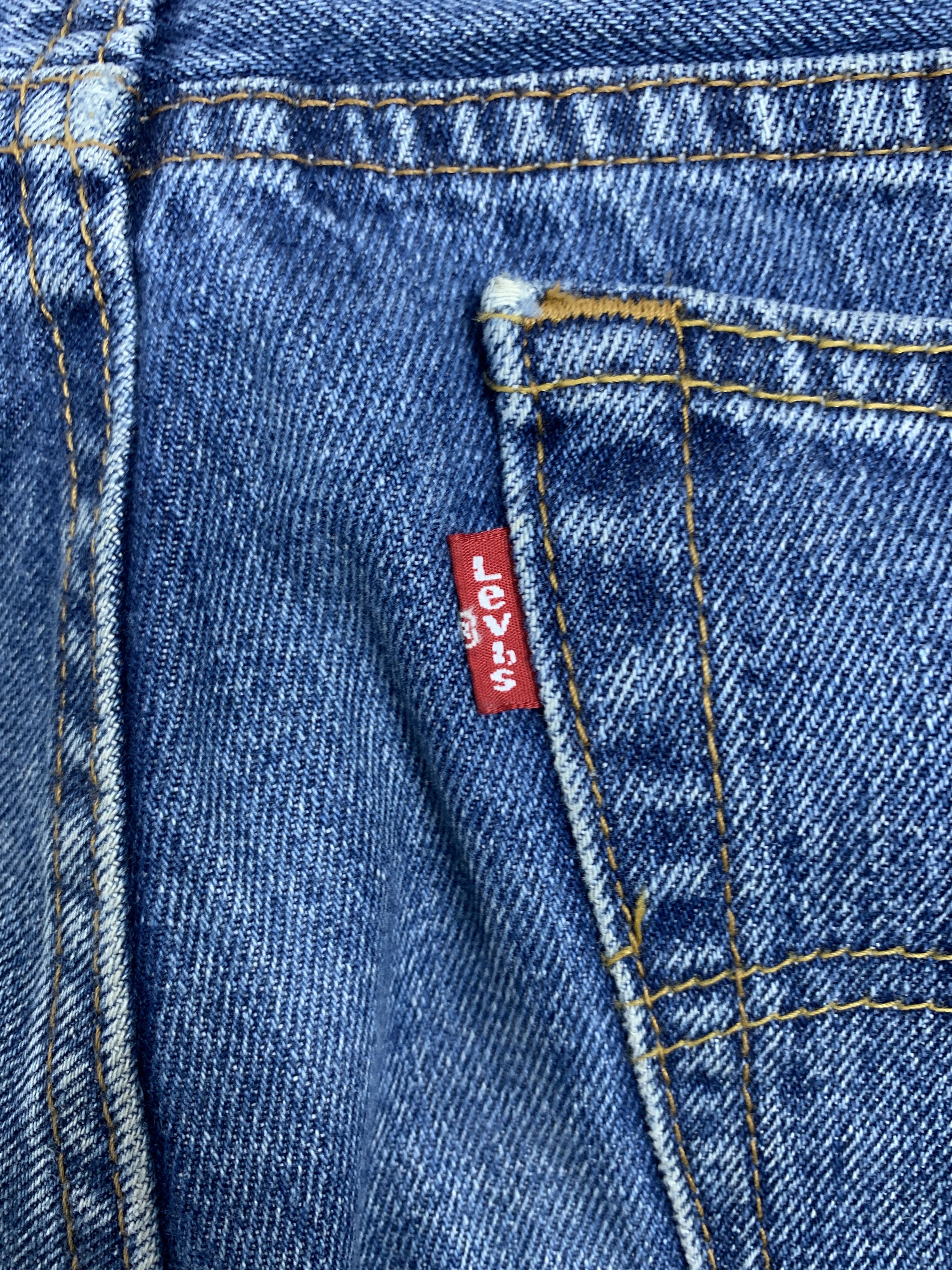 Levi's Vintage Levis 516 Straight Cut Blue Jeans Size US 30 / EU 46 - 8 Thumbnail