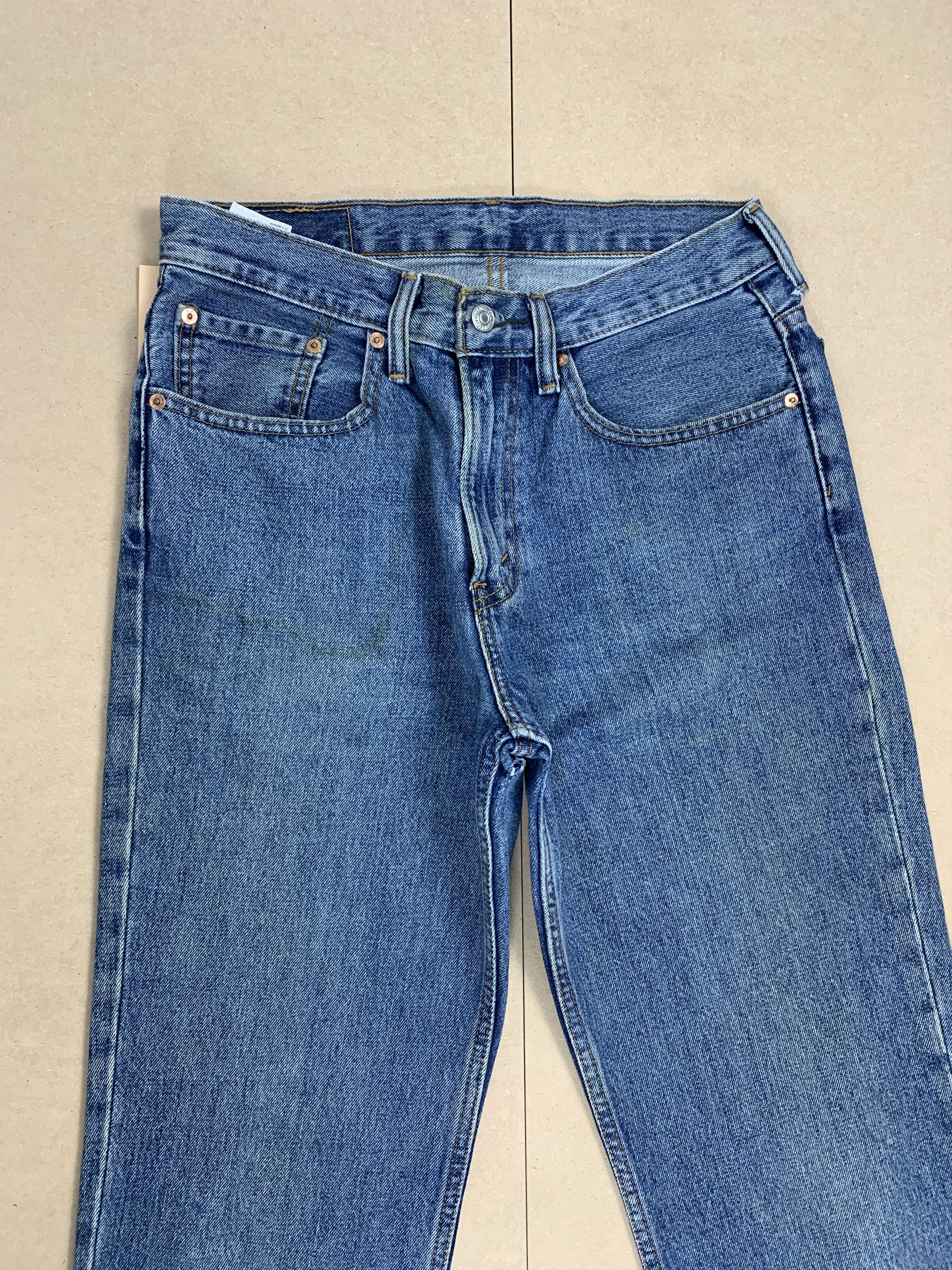 Levi's Vintage Levis 516 Straight Cut Blue Jeans Size US 30 / EU 46 - 2 Thumbnail