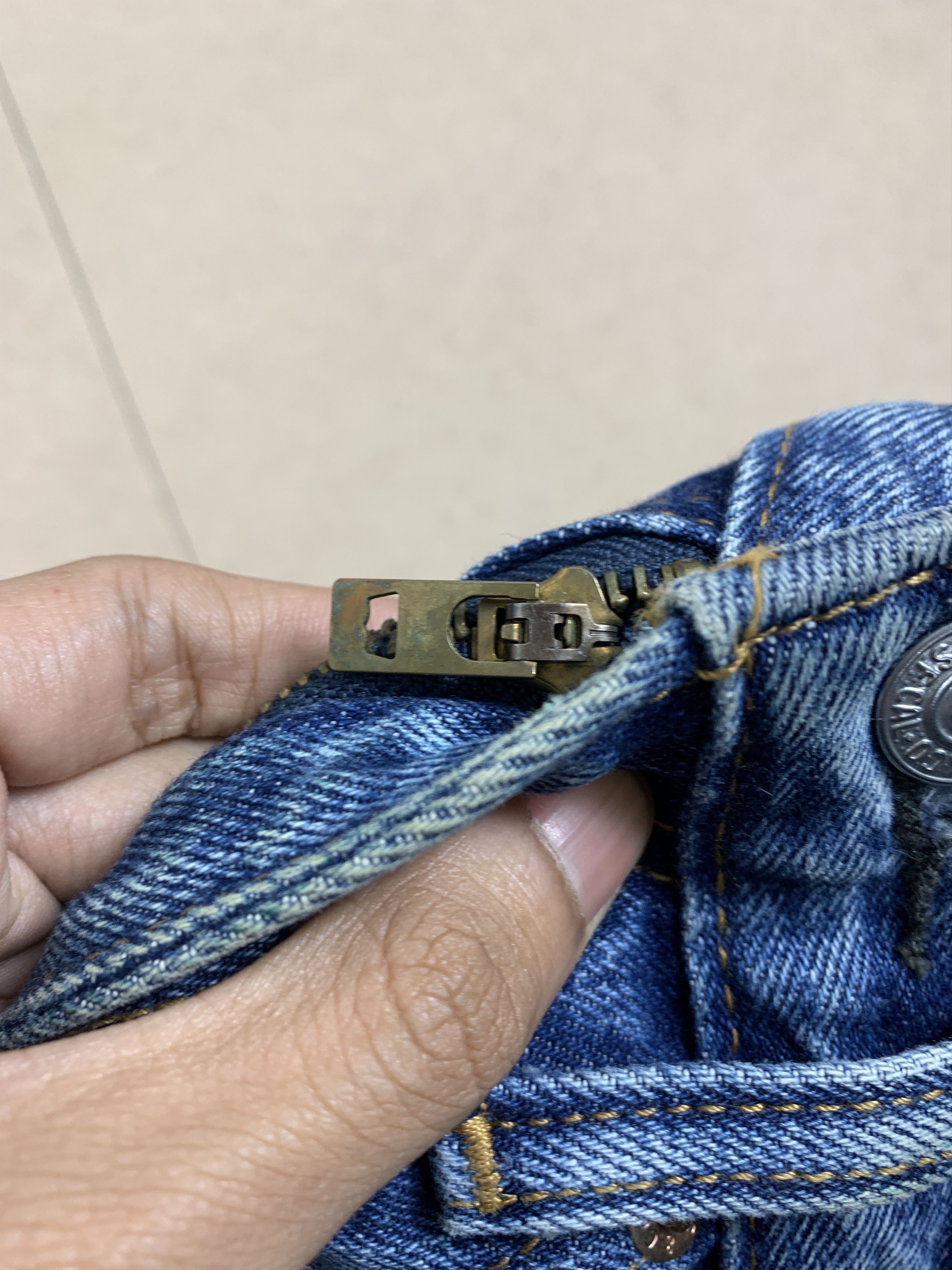 Levi's Vintage Levis 516 Straight Cut Blue Jeans Size US 30 / EU 46 - 20 Thumbnail