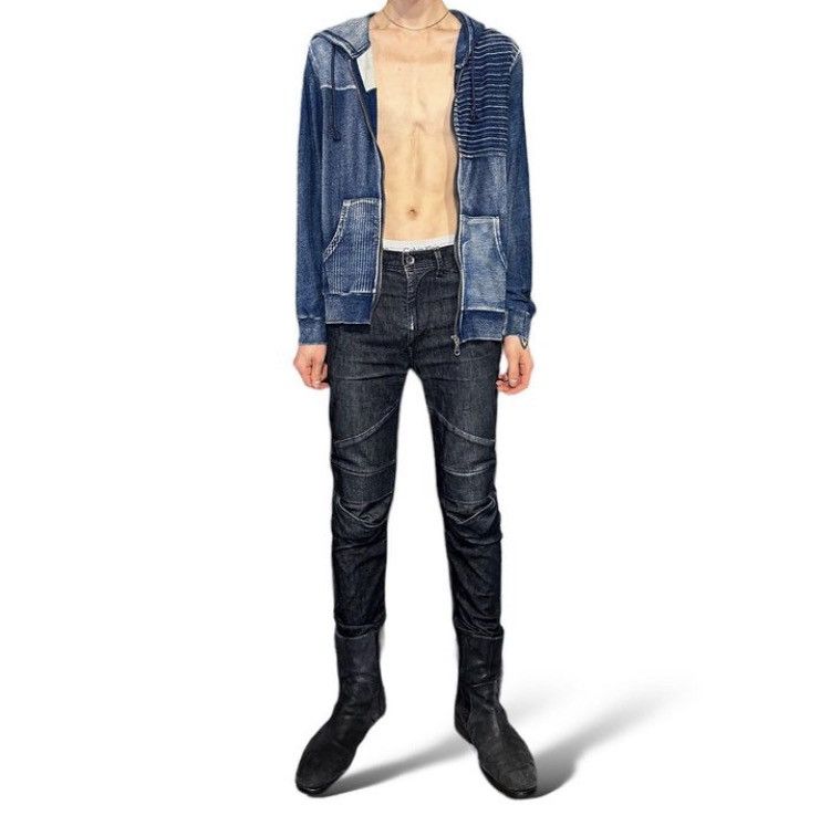 Julius 17AW Julius Arched Denim Pants Size US 31 - 7 Thumbnail