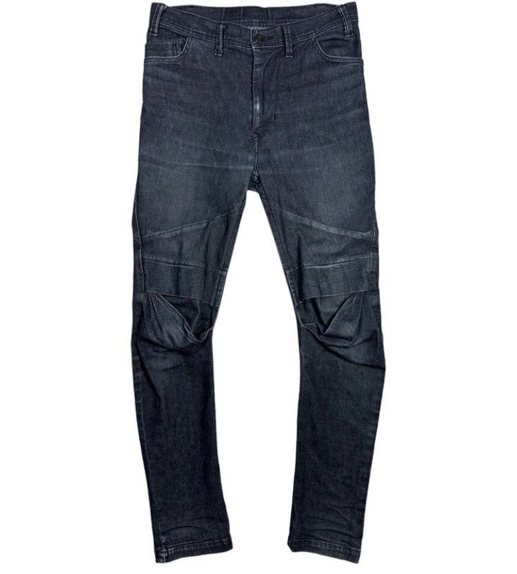 Julius 17AW Julius Arched Denim Pants Size US 31 - 1 Thumbnail