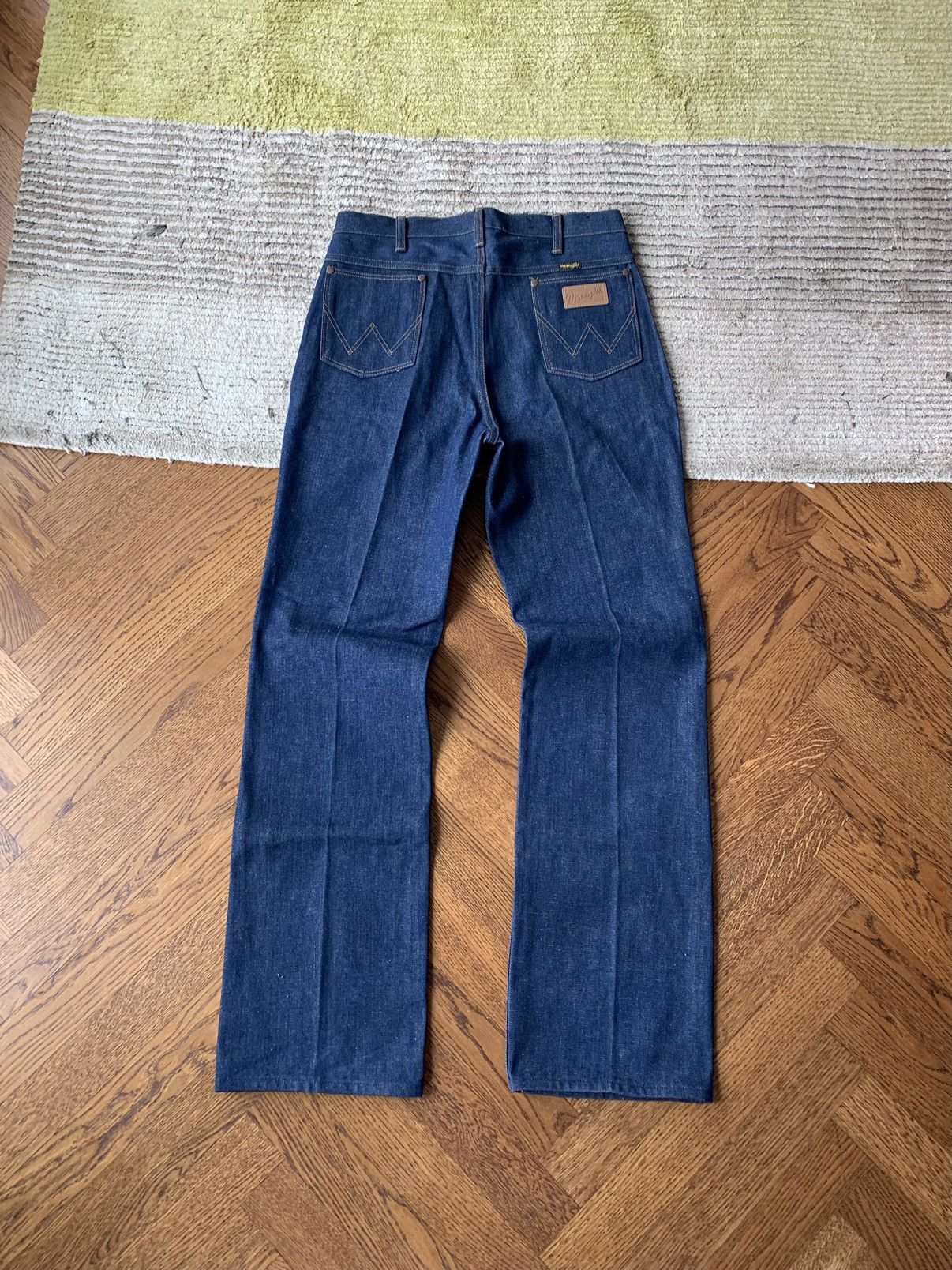1960s Blue Bell Wrangler Wide Leg Boot Cut Denim 34 USA Mens