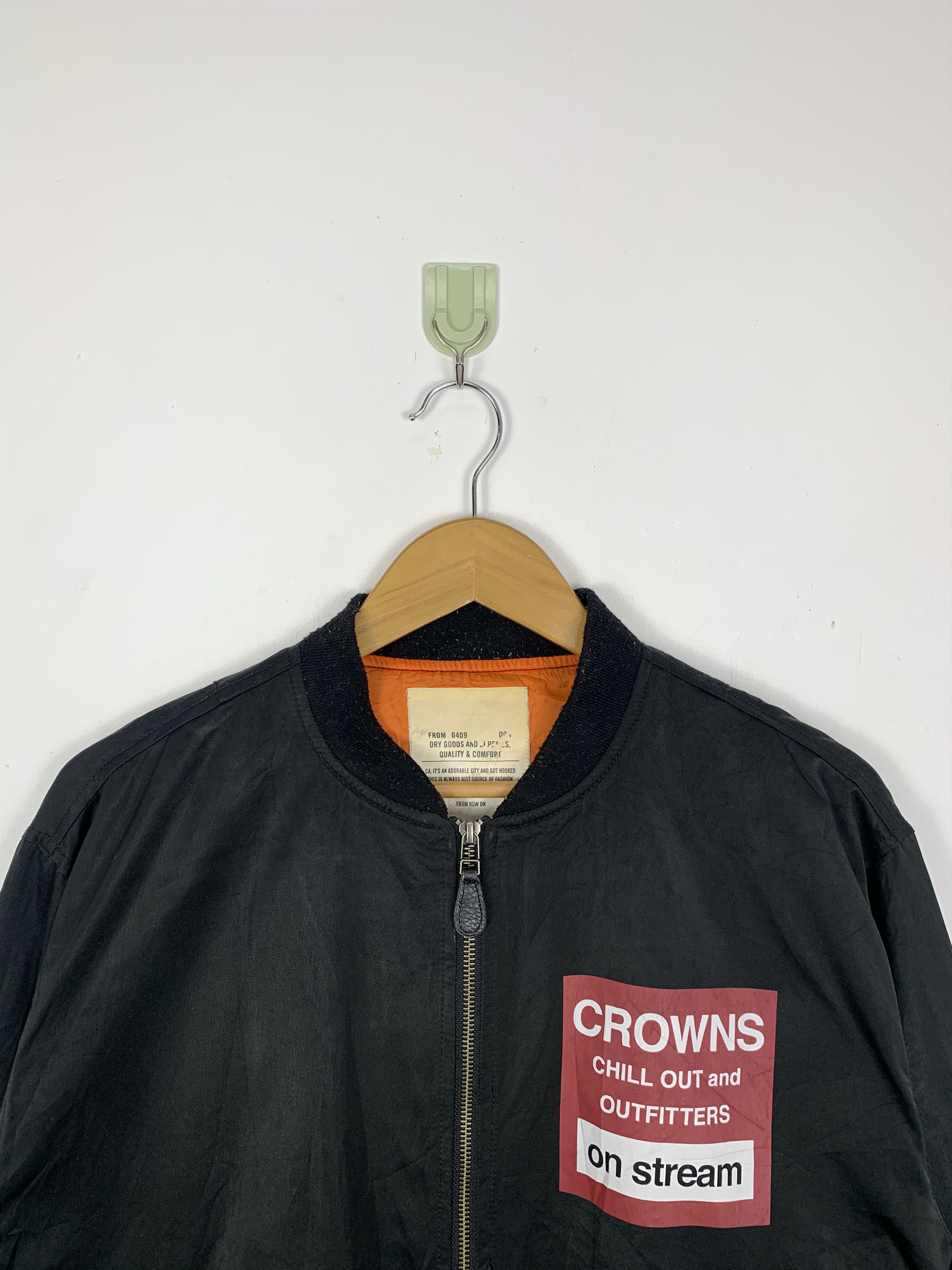 Vintage Vintage RODEO CROWNS Brown Bombers Jacket J0698 Size US L / EU 52-54 / 3 - 3 Thumbnail