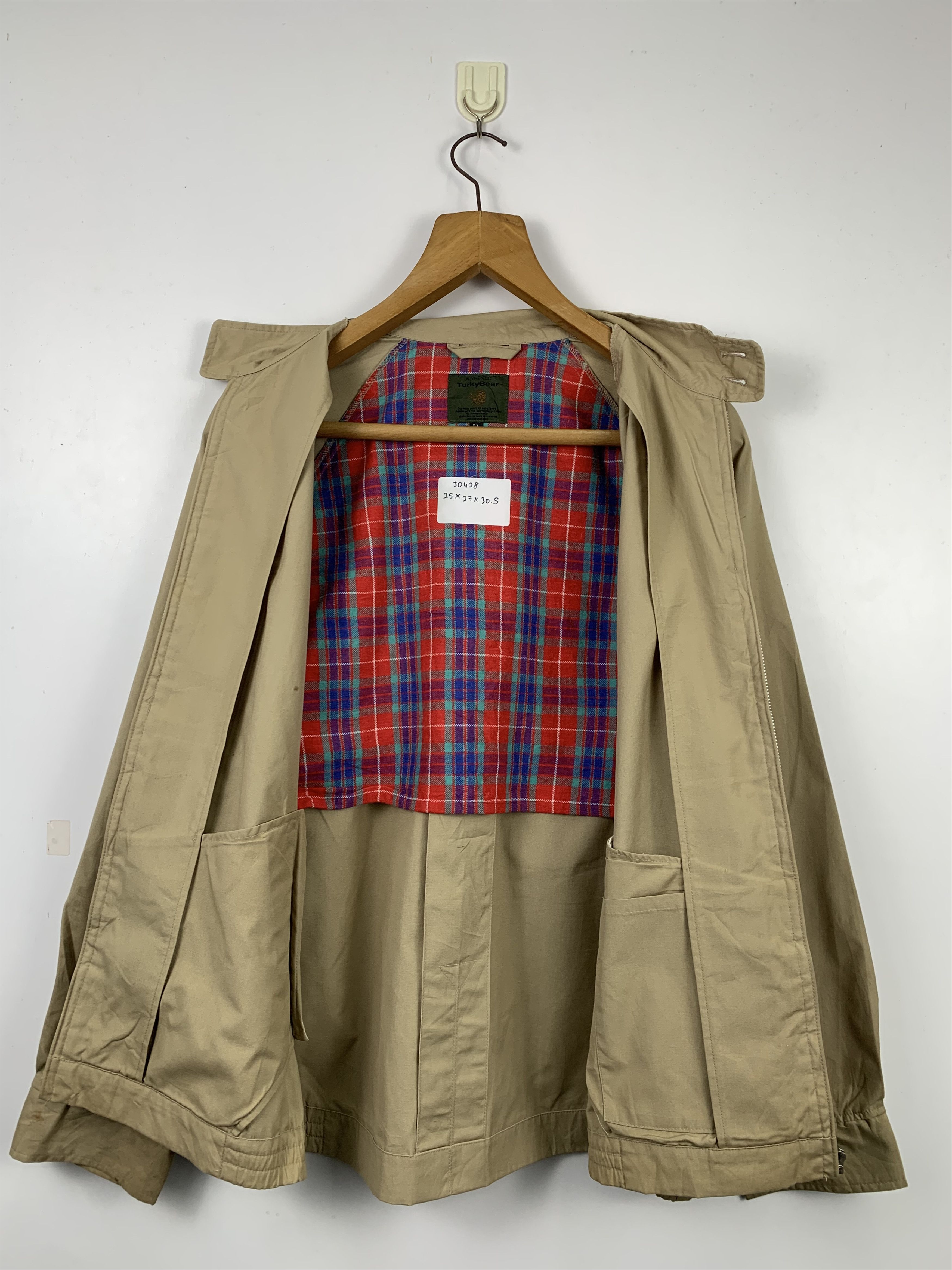 Japanese Brand × Vintage Vintage TURKY BEAR Checkered Lining Bombers Jacket Size US M / EU 48-50 / 2 - 9 Thumbnail