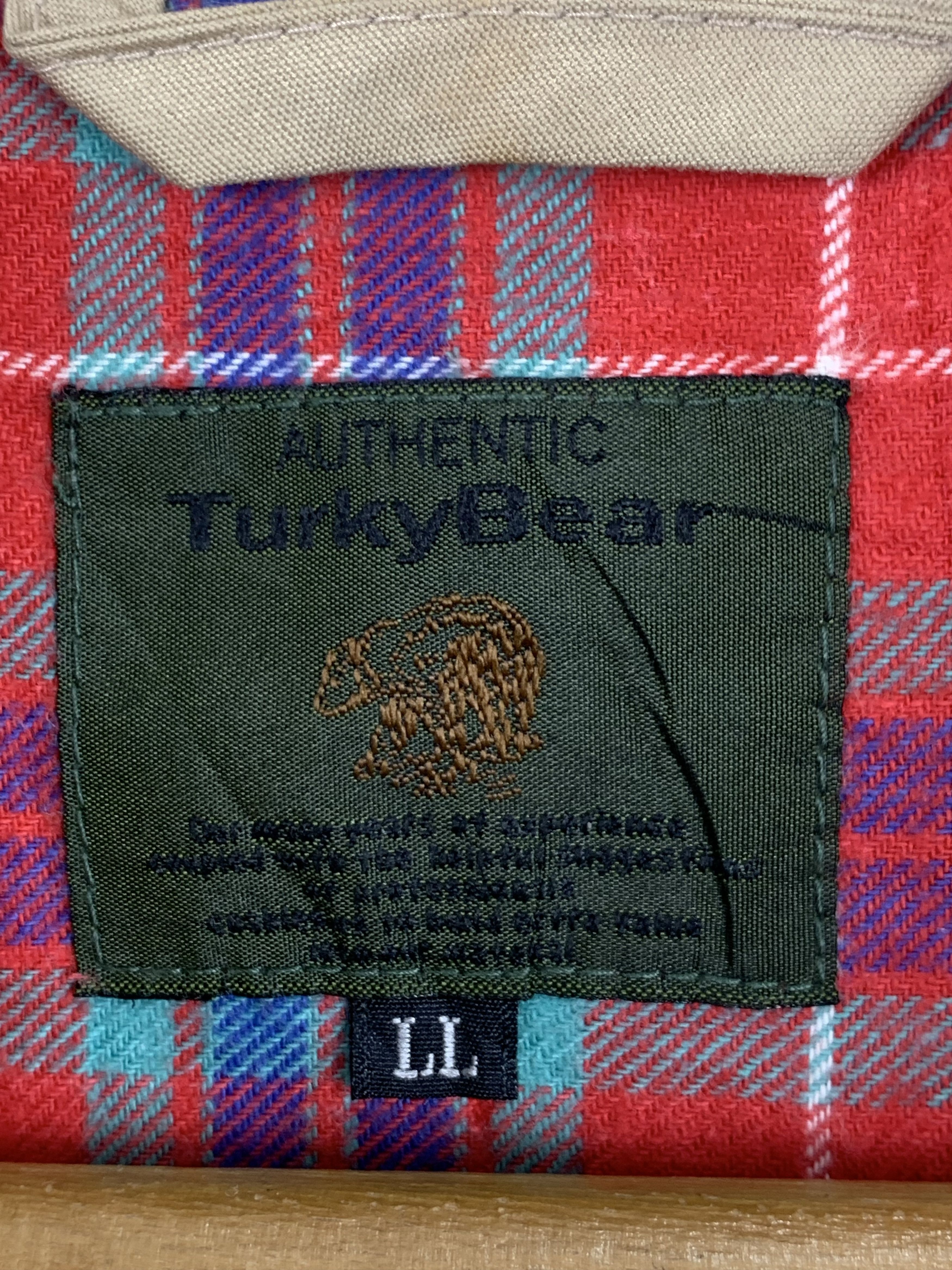 Japanese Brand × Vintage Vintage TURKY BEAR Checkered Lining Bombers Jacket Size US M / EU 48-50 / 2 - 17 Thumbnail