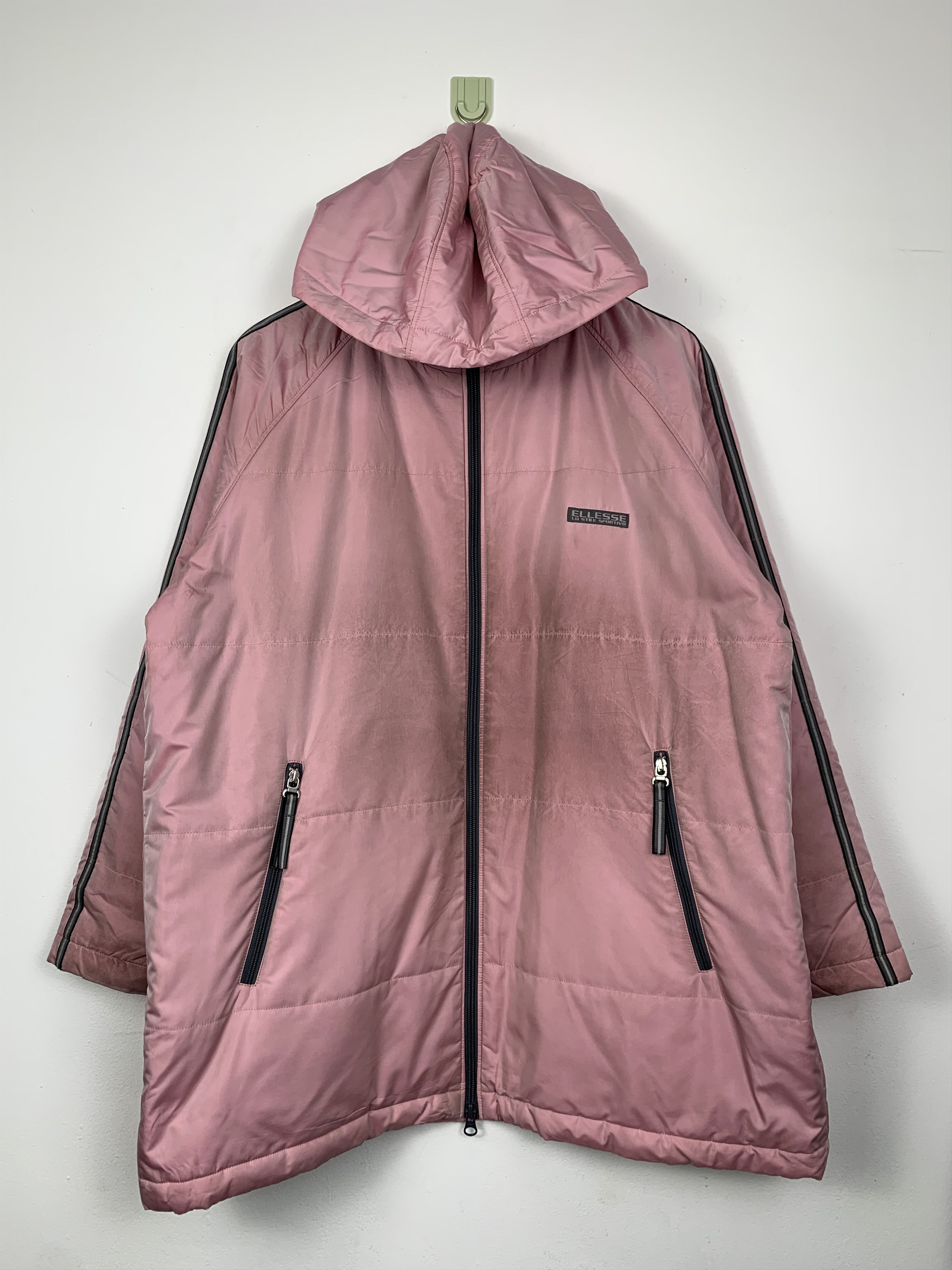Ellesse Vintage ELLESSE Puffer Zip Up Hoodie Jackets J0636 Size M / US 6-8 / IT 42-44 - 1 Thumbnail