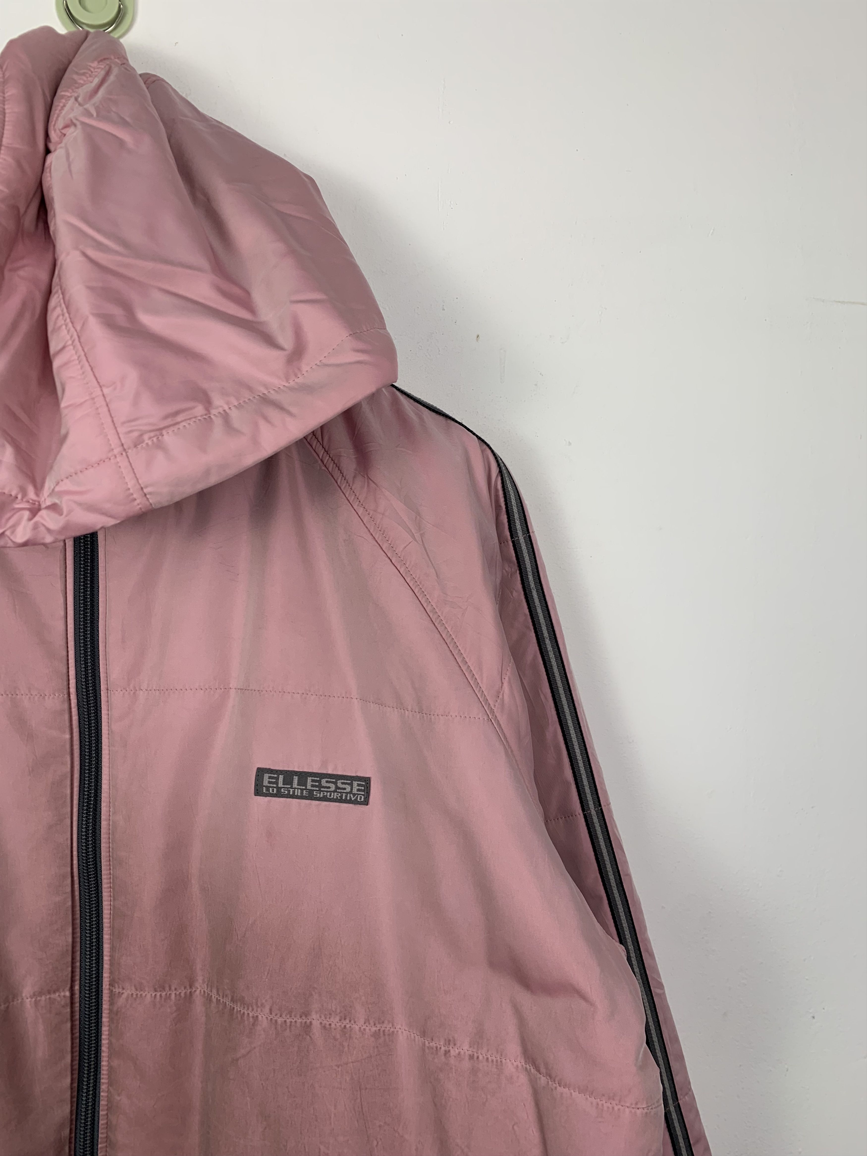 Ellesse Vintage ELLESSE Puffer Zip Up Hoodie Jackets J0636 Size M / US 6-8 / IT 42-44 - 4 Thumbnail