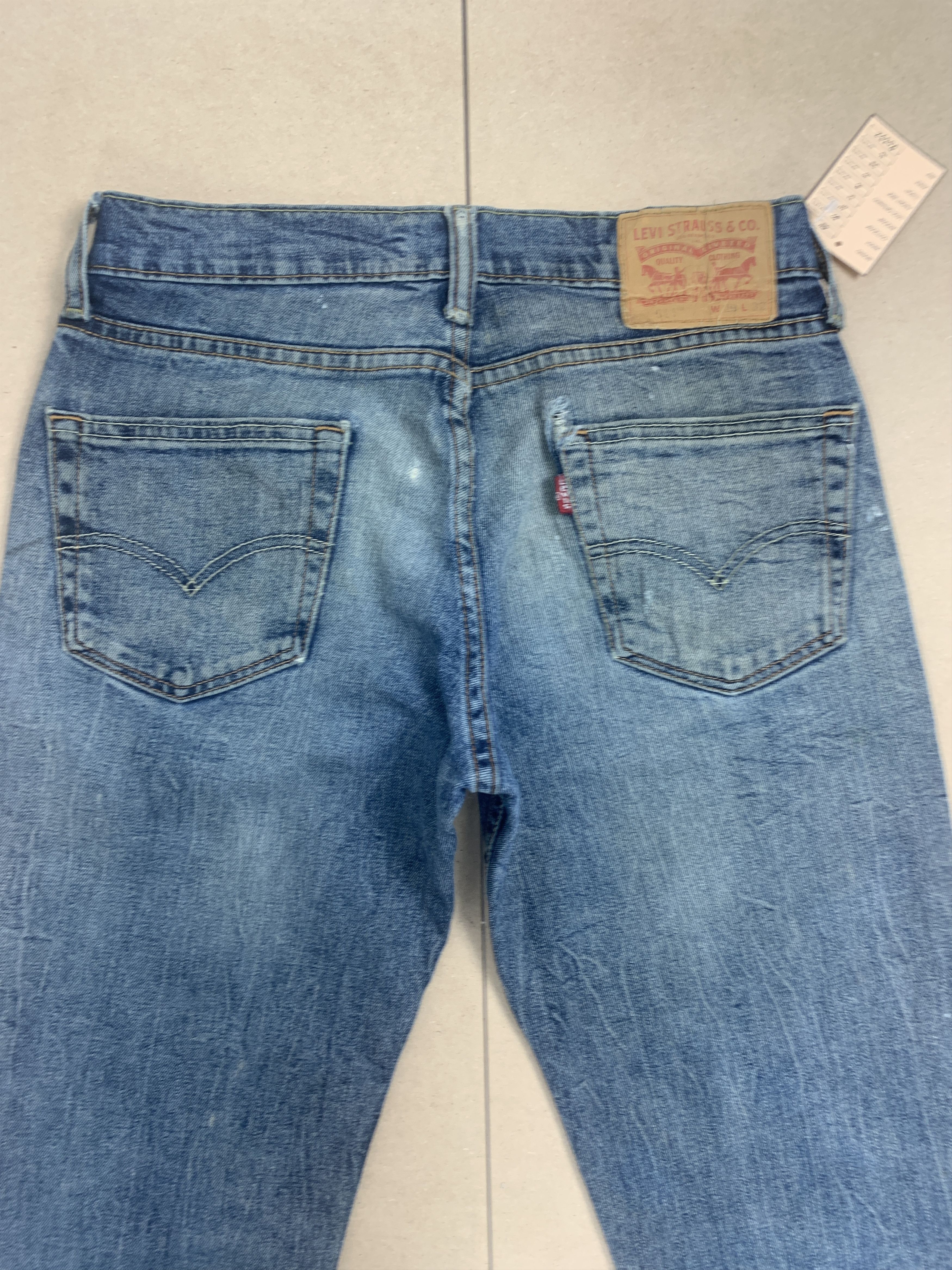Levi's Vintage Levis 511 Slim Fit Faded Blue Jeans Size US 30 / EU 46 - 8 Thumbnail