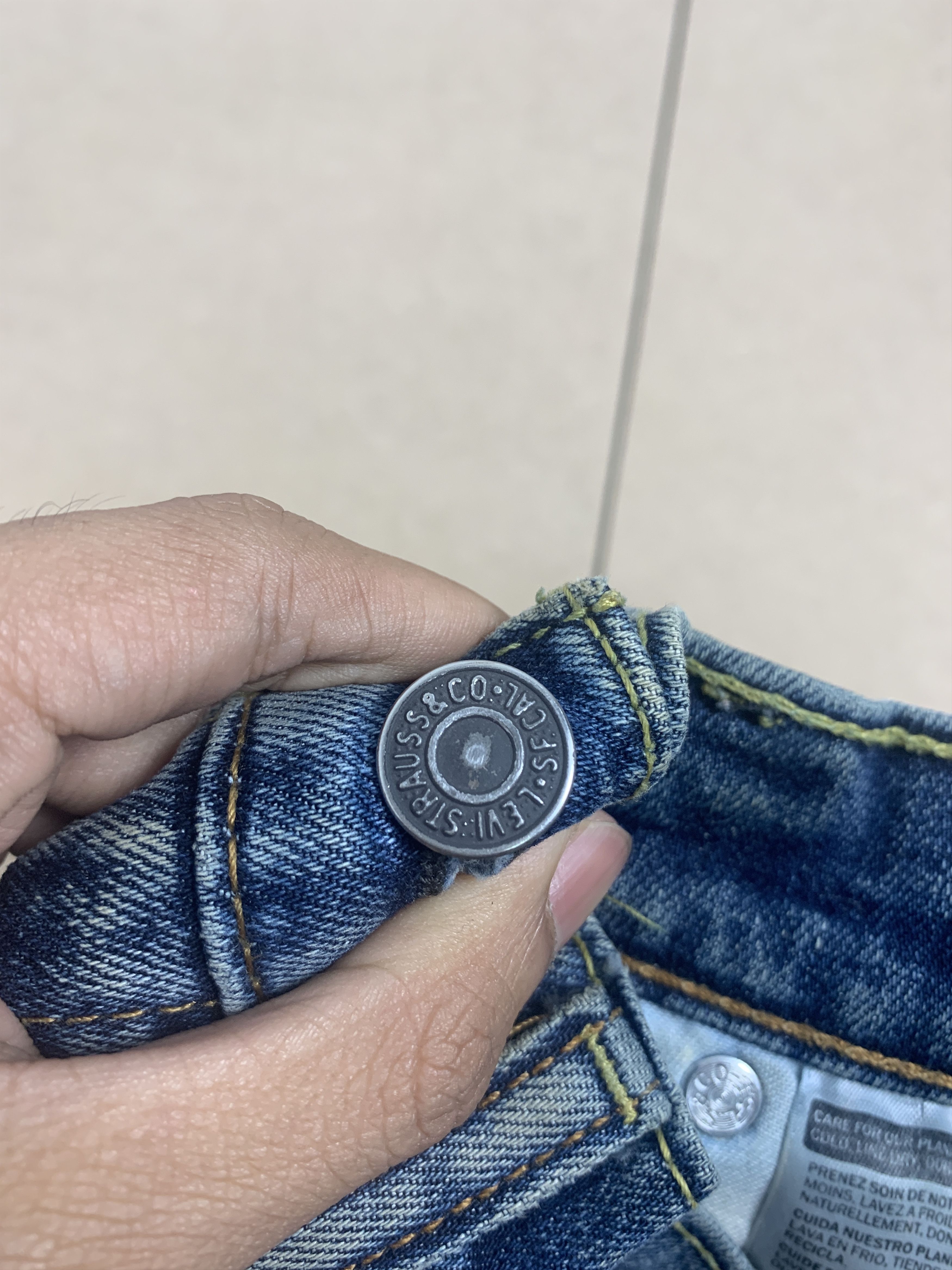 Levi's Vintage Levis 511 Slim Fit Faded Blue Jeans Size US 30 / EU 46 - 20 Thumbnail