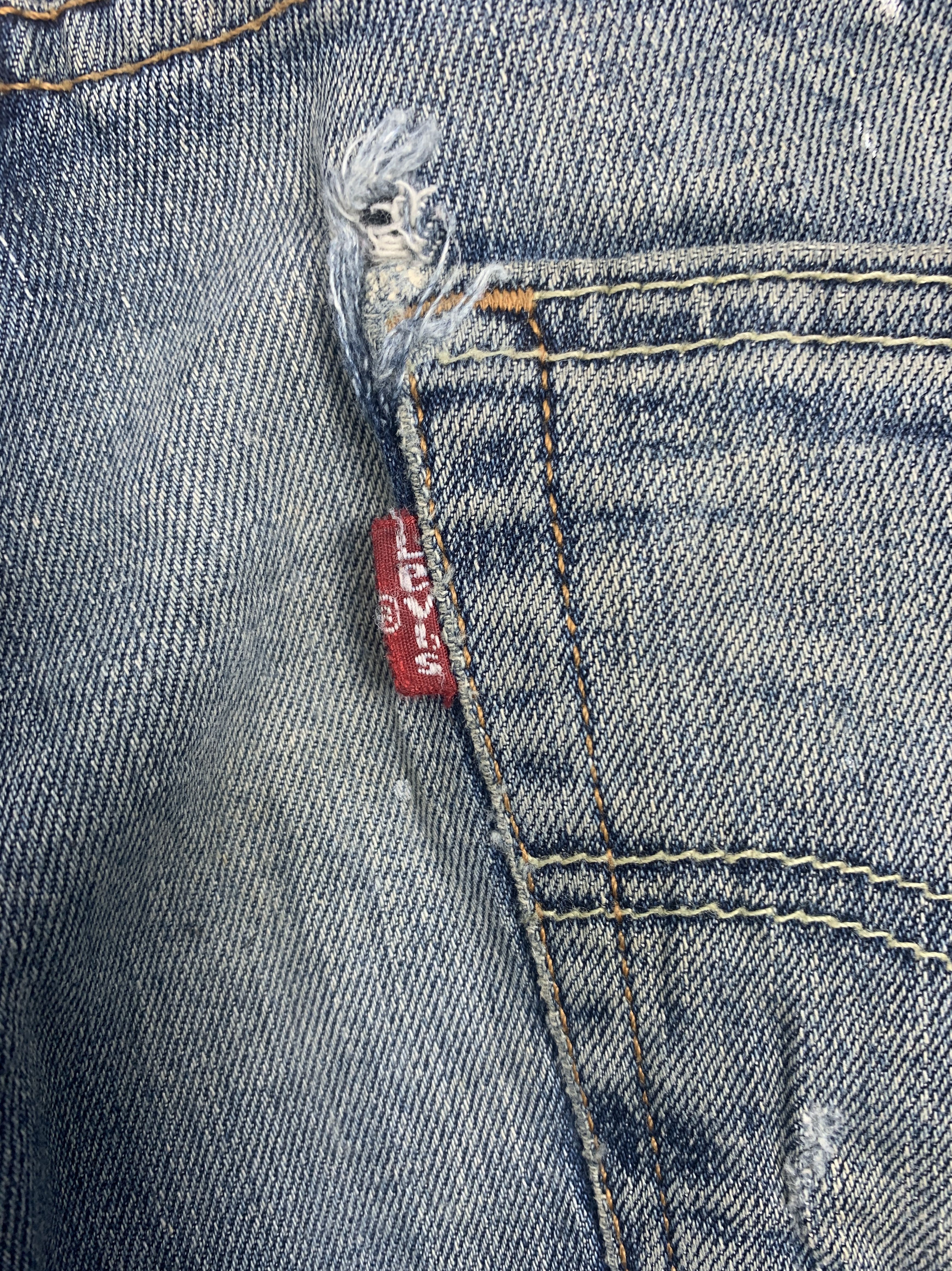 Levi's Vintage Levis 511 Slim Fit Faded Blue Jeans Size US 30 / EU 46 - 10 Thumbnail