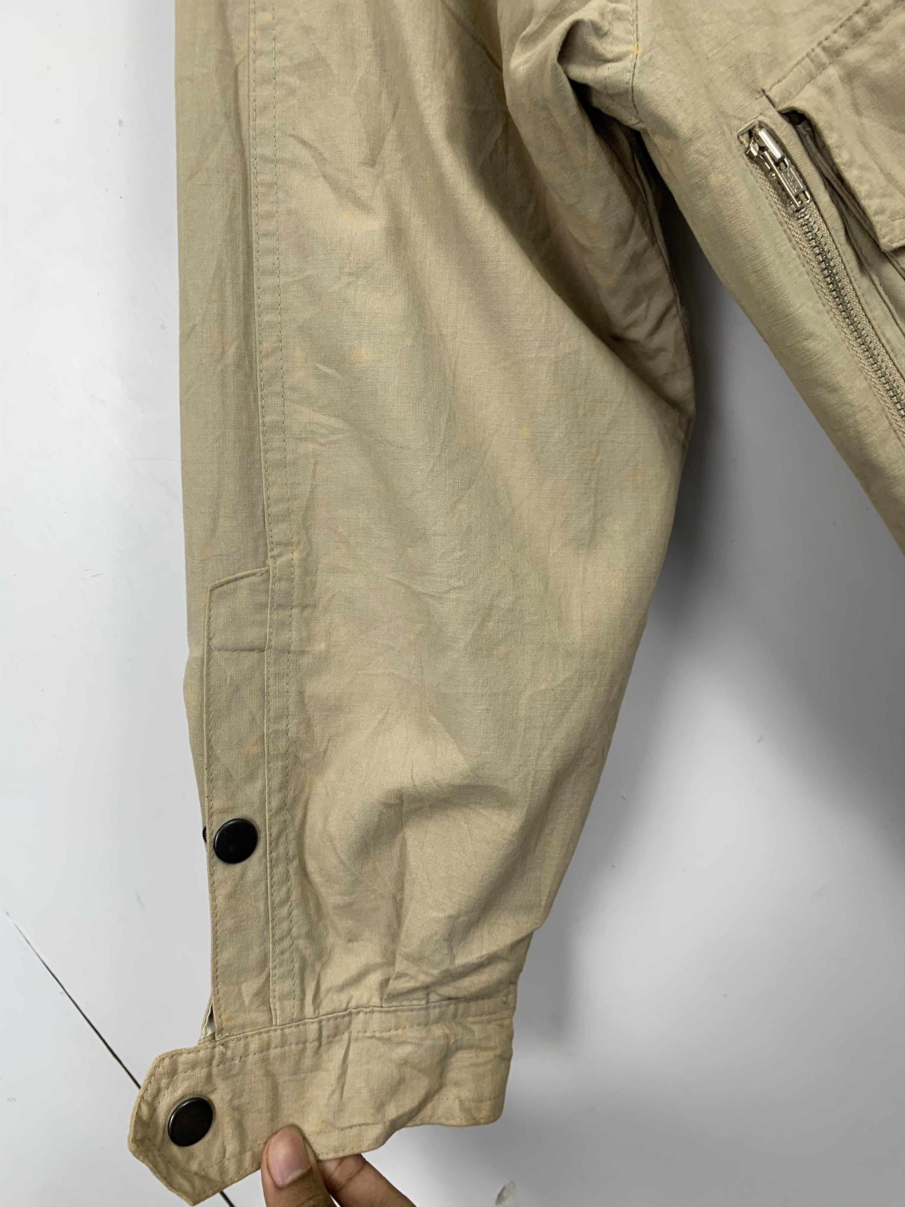 Vintage Vintage GERMAN BRAND Multi Pocket Khaki Jacket J0544 Size US S / EU 44-46 / 1 - 8 Thumbnail