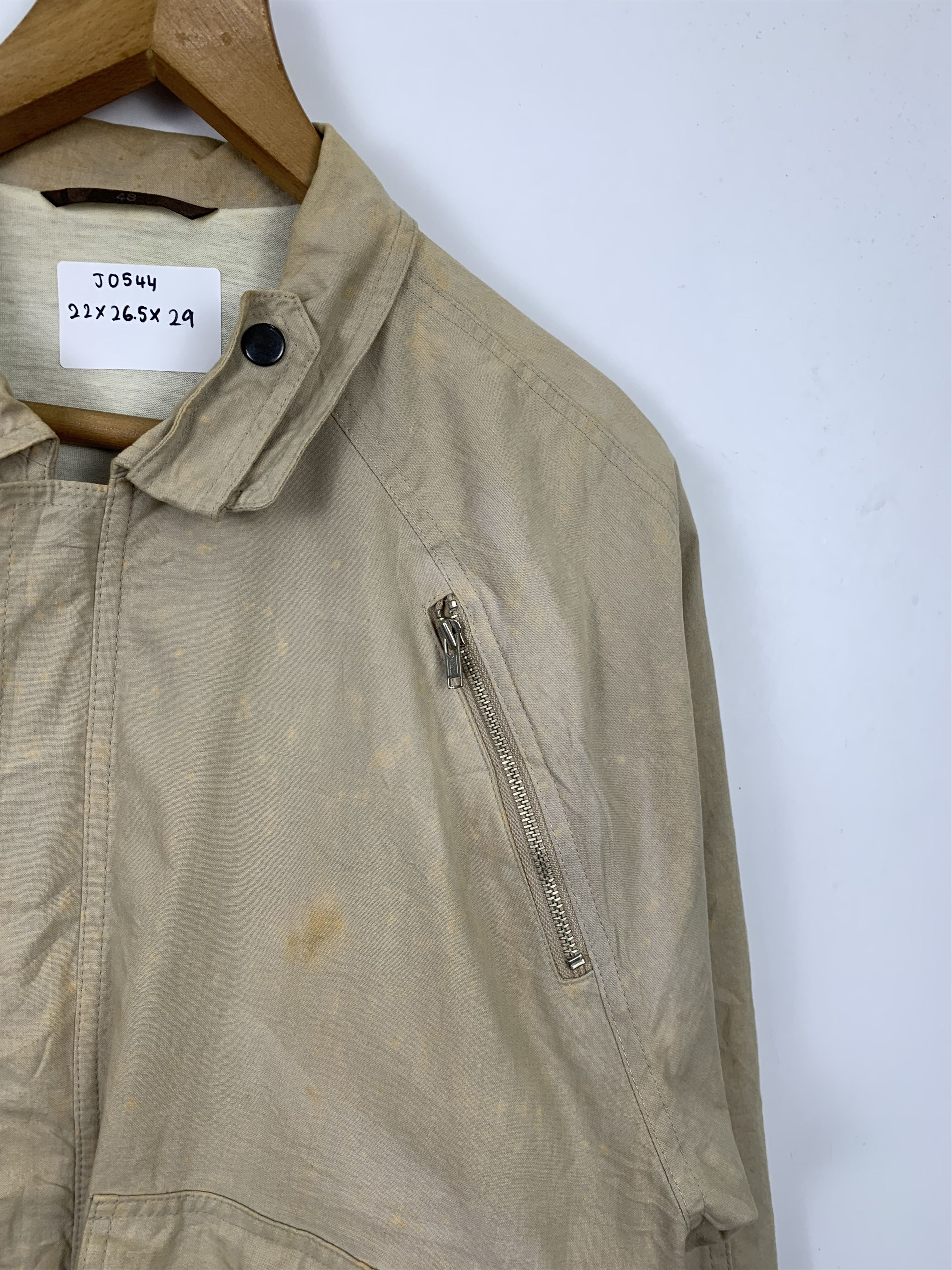 Vintage Vintage GERMAN BRAND Multi Pocket Khaki Jacket J0544 Size US S / EU 44-46 / 1 - 5 Thumbnail