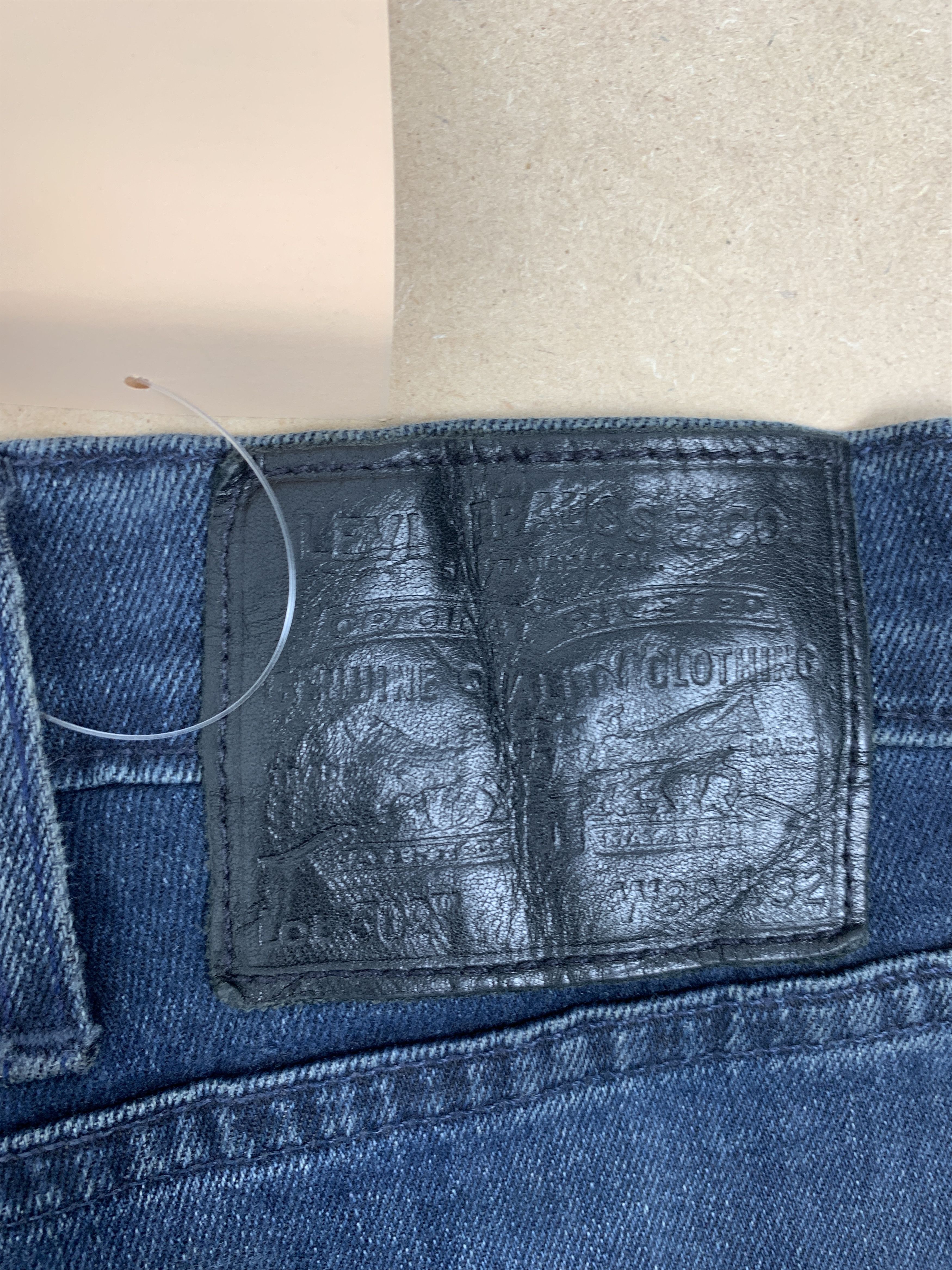 Levi's × Vintage Vintage Levis 502 MId Skinny Distressed Blue Jeans Size US 40 / EU 56 - 8 Thumbnail